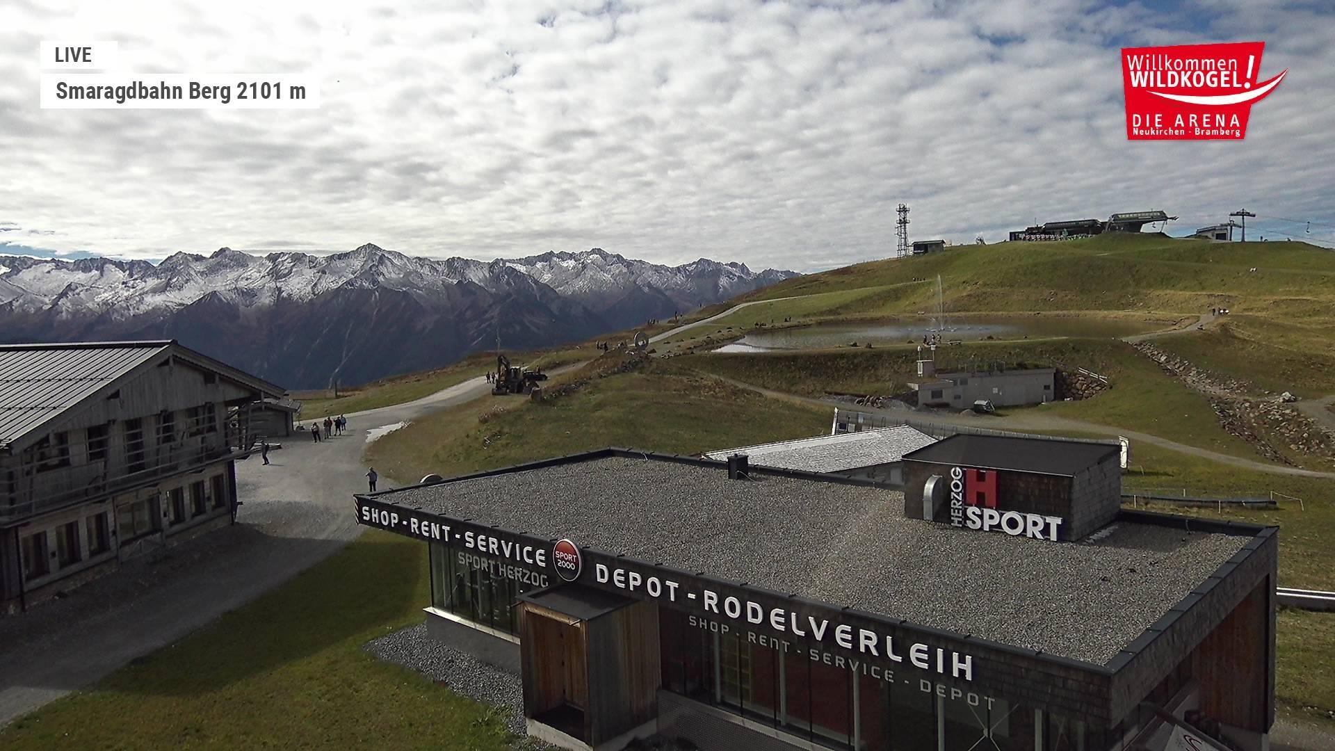 Archiv Foto Webcam Bergstation Smaragdbahn (Wildkogel-Arena)
