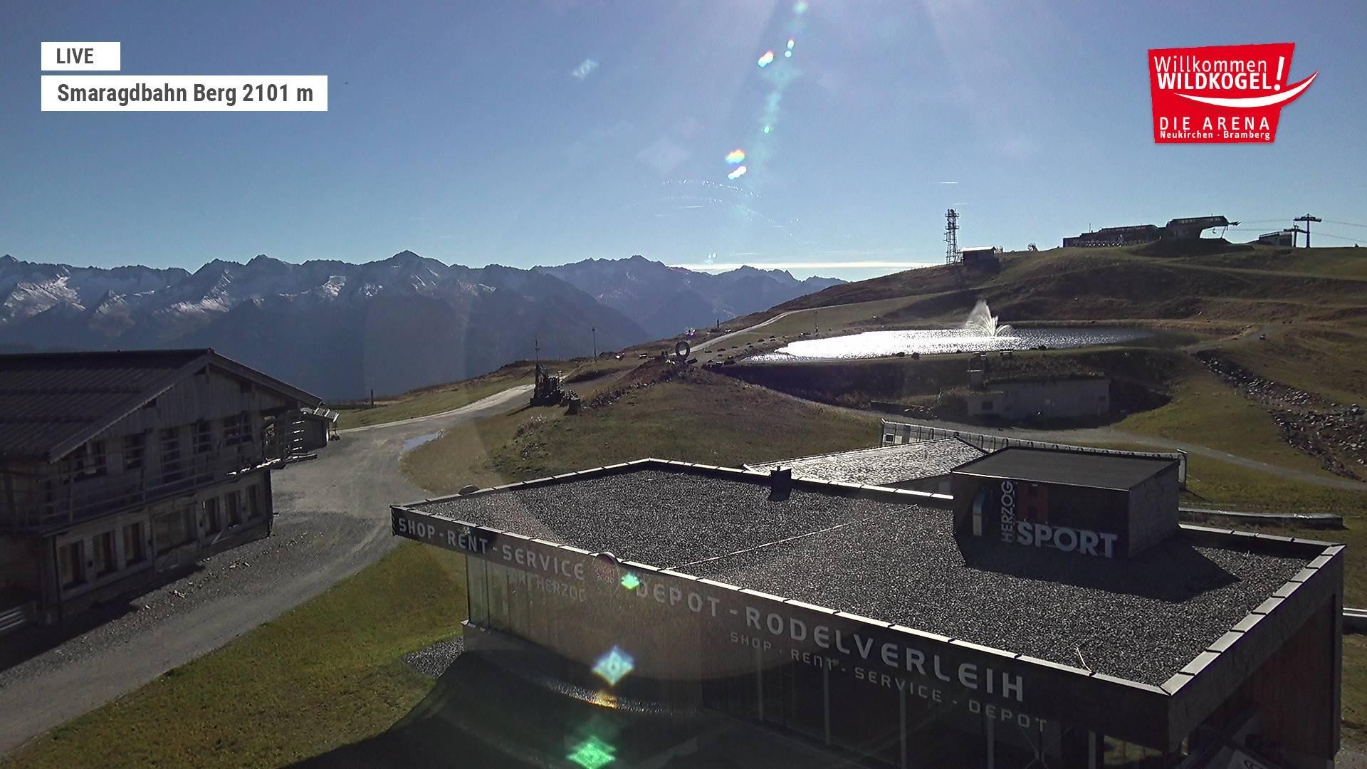 Archiv Foto Webcam Bergstation Smaragdbahn (Wildkogel-Arena)