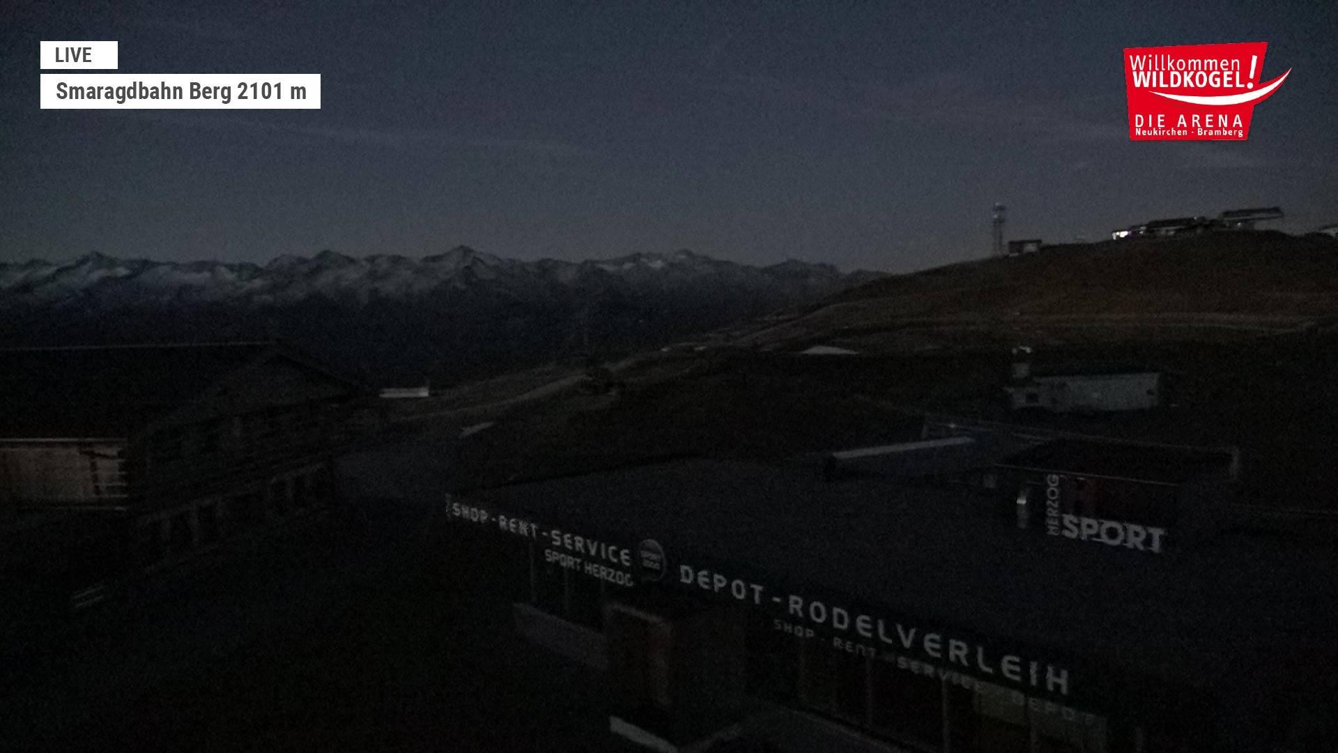 Archiv Foto Webcam Bergstation Smaragdbahn (Wildkogel-Arena)
