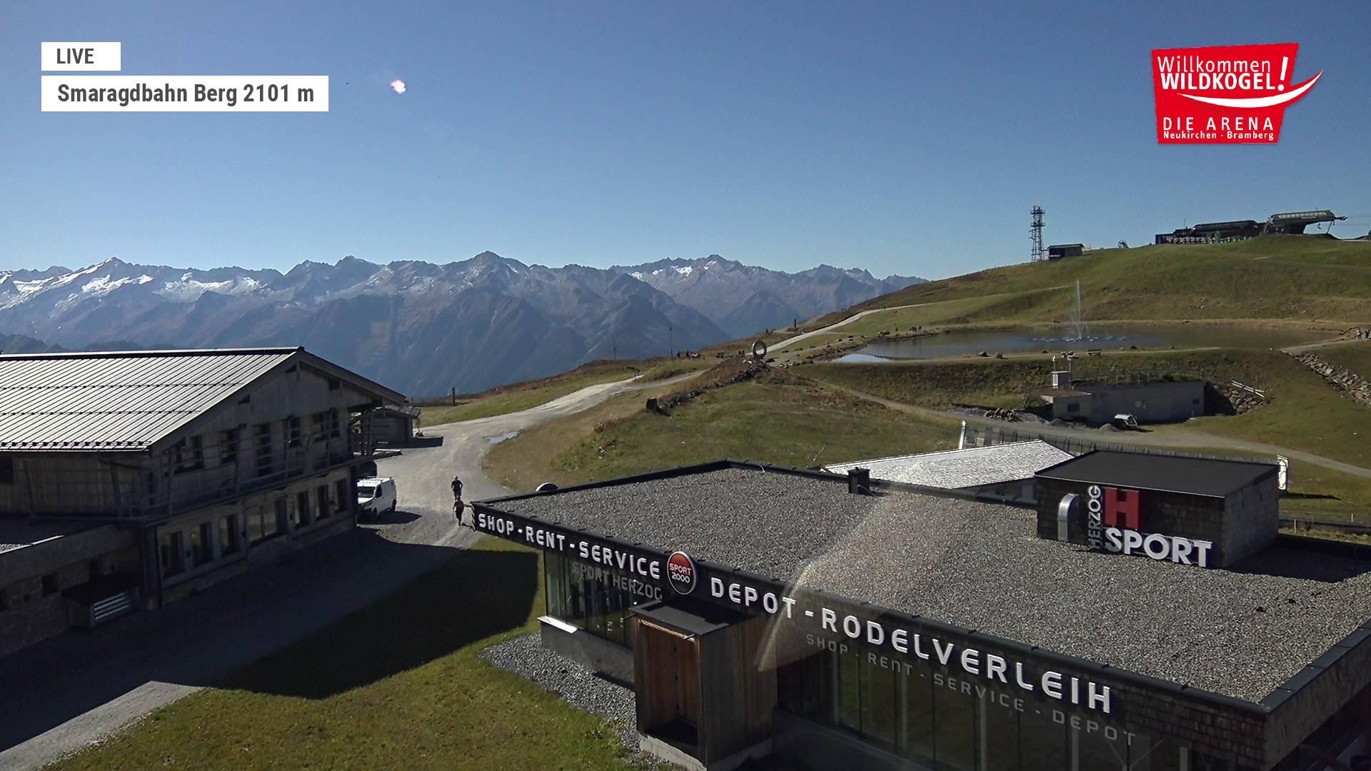 Archiv Foto Webcam Bergstation Smaragdbahn (Wildkogel-Arena)