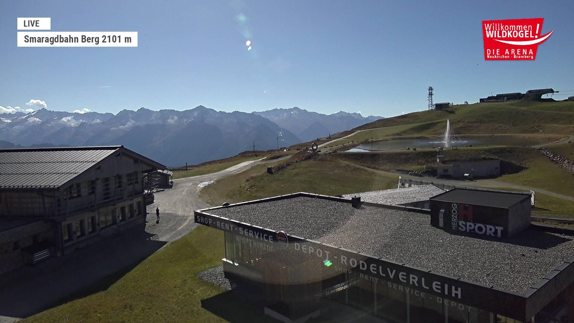 Archiv Foto Webcam Bergstation Smaragdbahn (Wildkogel-Arena)