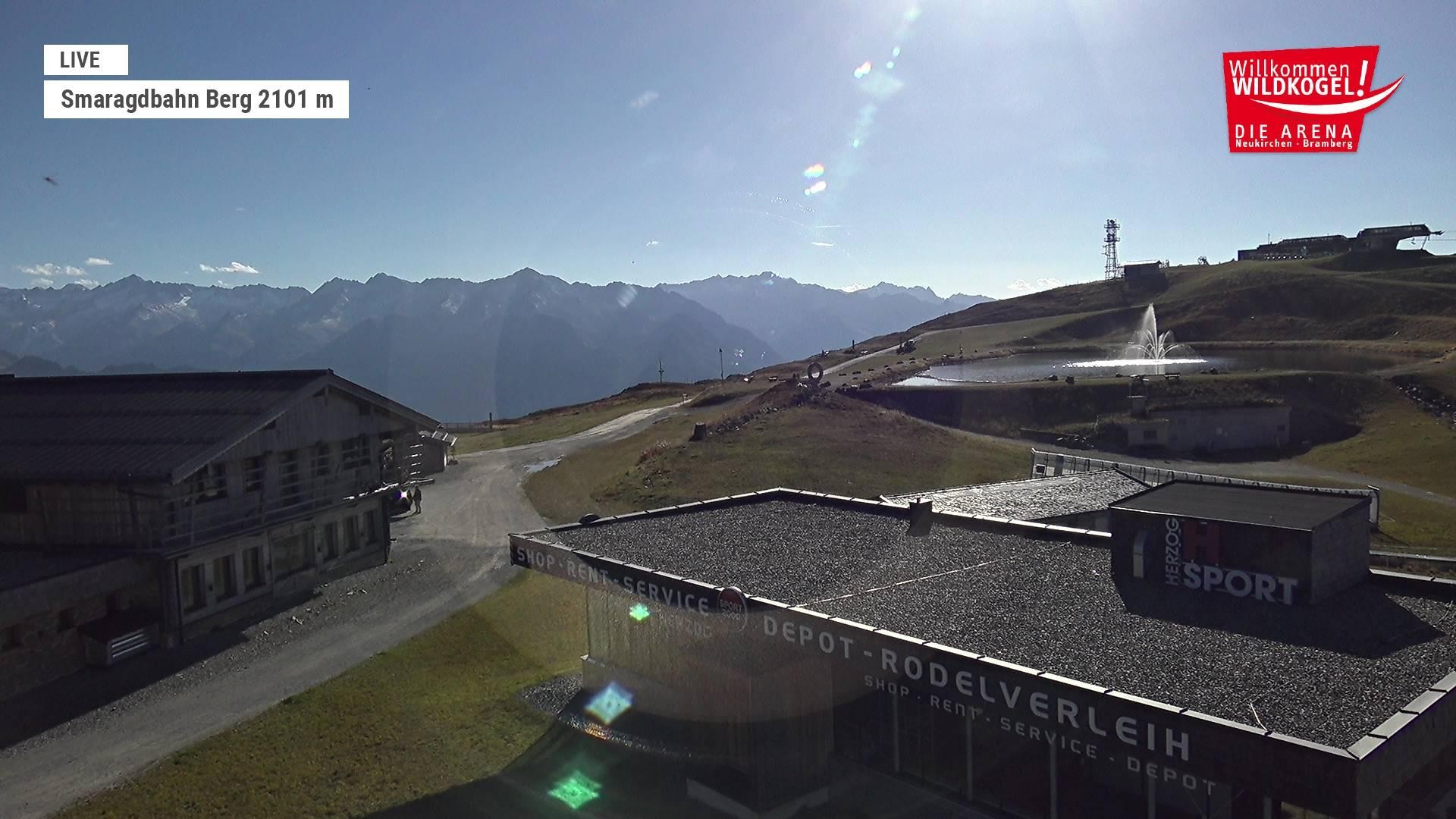 Archiv Foto Webcam Bergstation Smaragdbahn (Wildkogel-Arena)