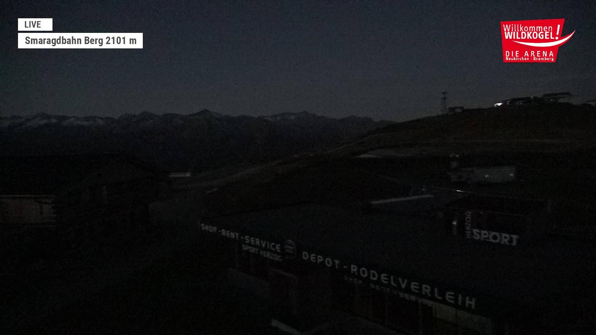 Archiv Foto Webcam Bergstation Smaragdbahn (Wildkogel-Arena)