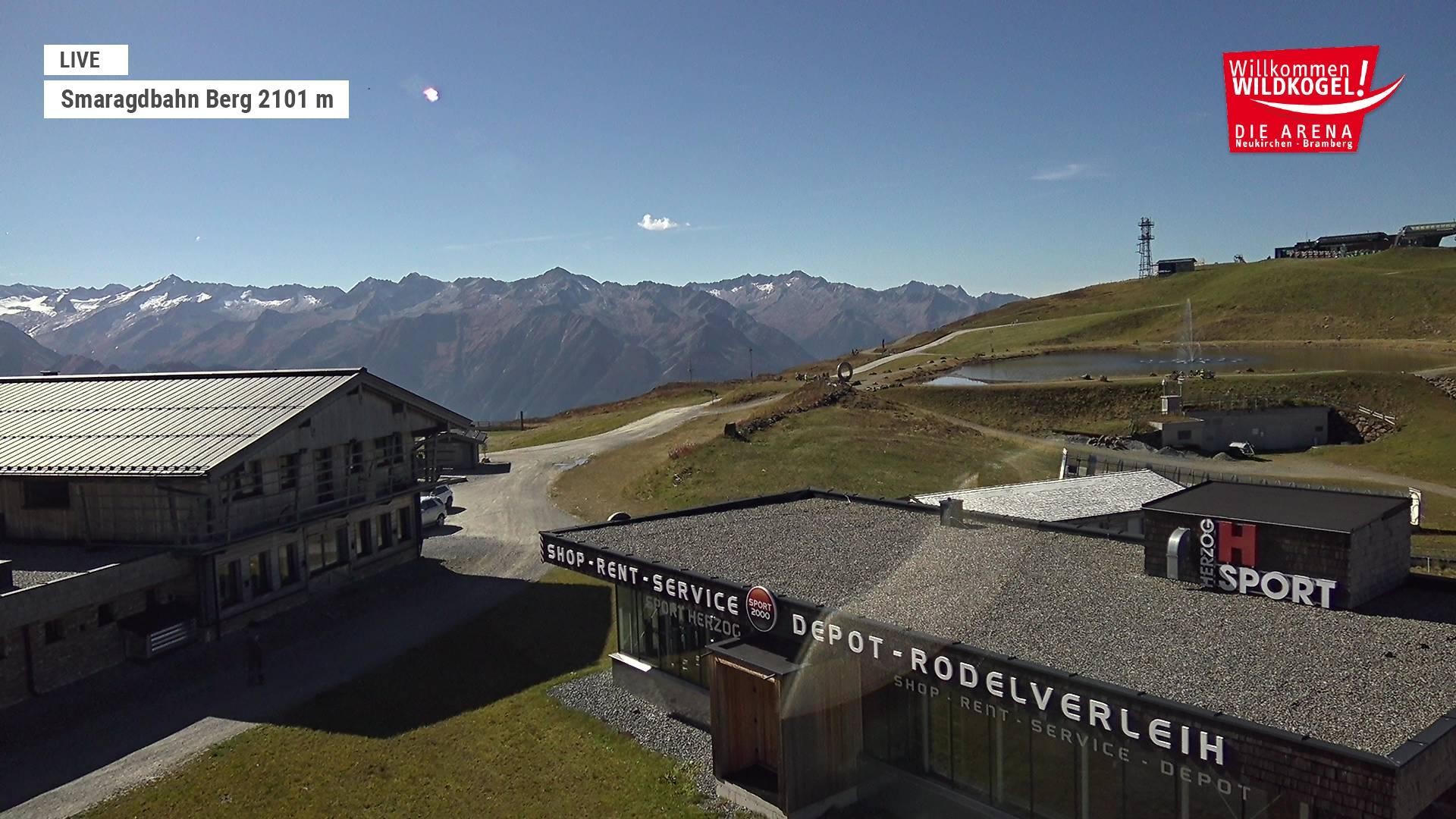 Archiv Foto Webcam Bergstation Smaragdbahn (Wildkogel-Arena)