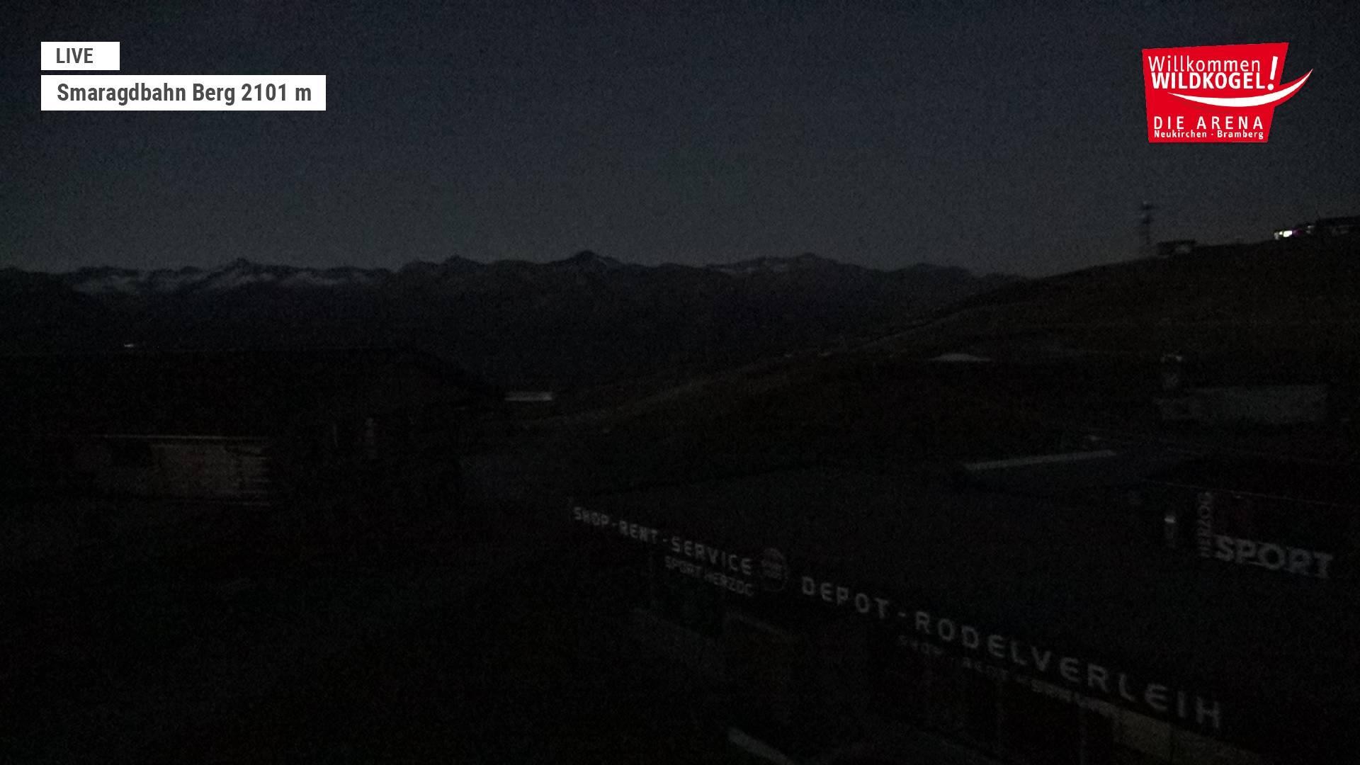 Archiv Foto Webcam Bergstation Smaragdbahn (Wildkogel-Arena)