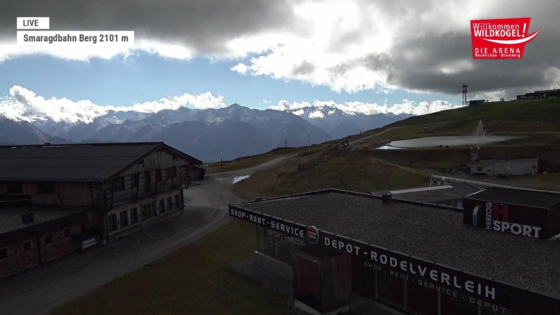 Archiv Foto Webcam Bergstation Smaragdbahn (Wildkogel-Arena)