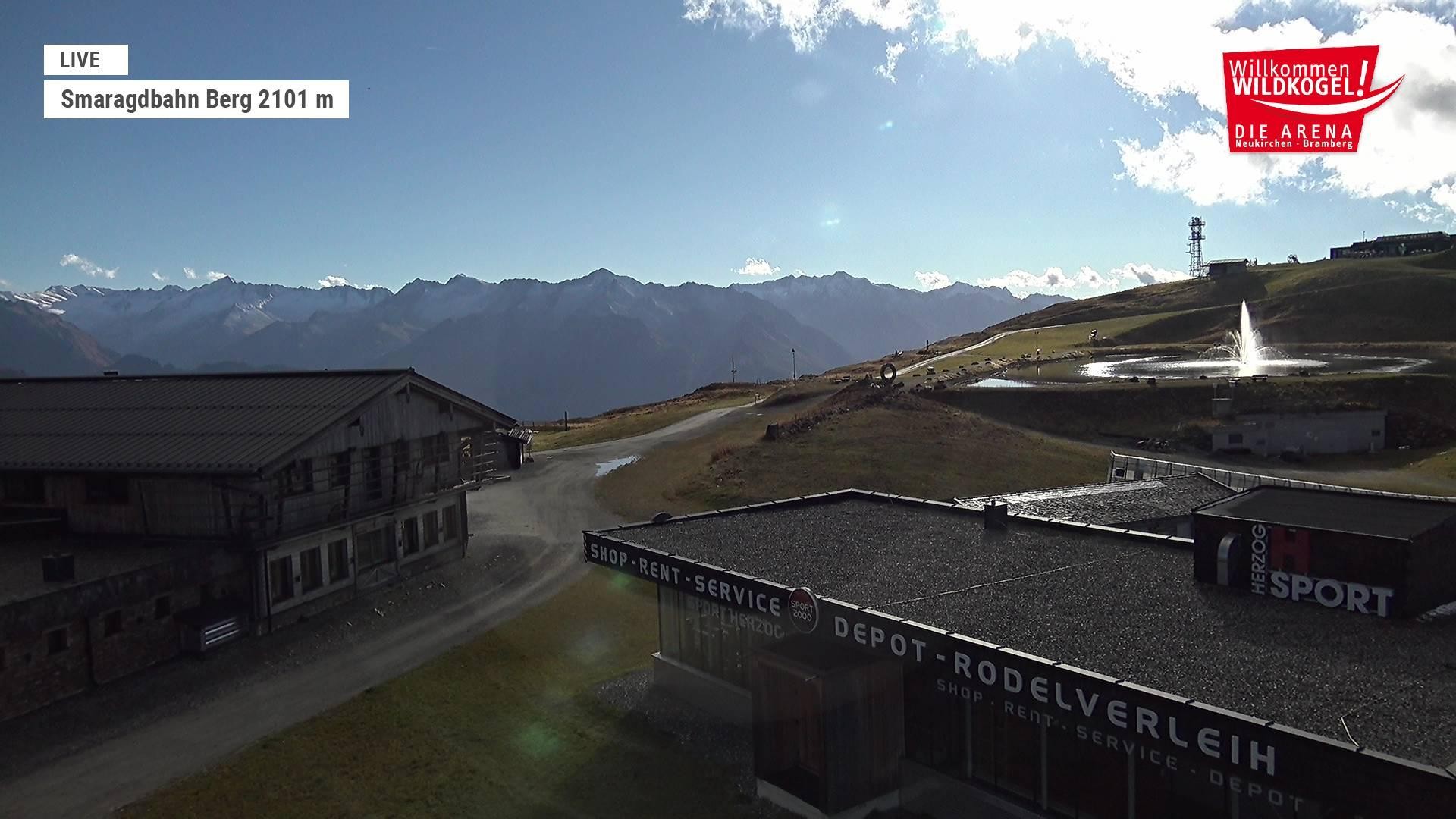 Archiv Foto Webcam Bergstation Smaragdbahn (Wildkogel-Arena)