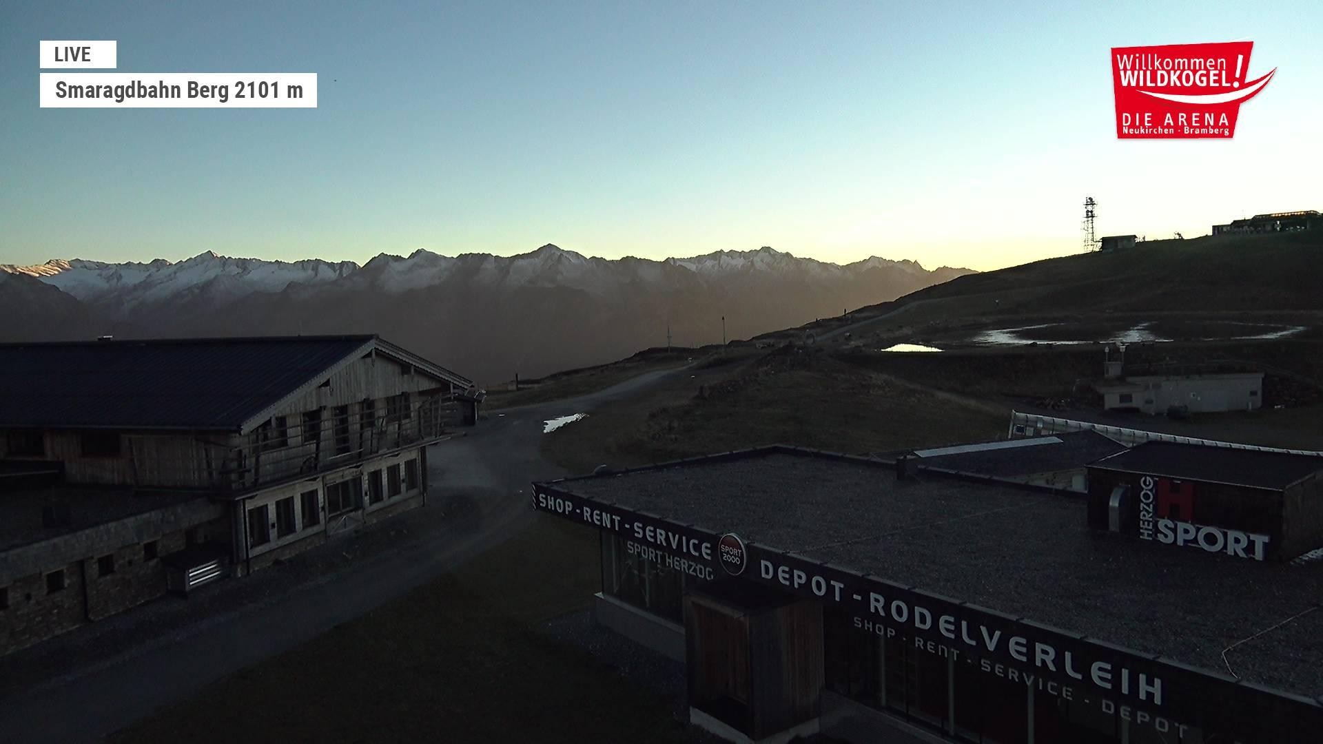 Archiv Foto Webcam Bergstation Smaragdbahn (Wildkogel-Arena)