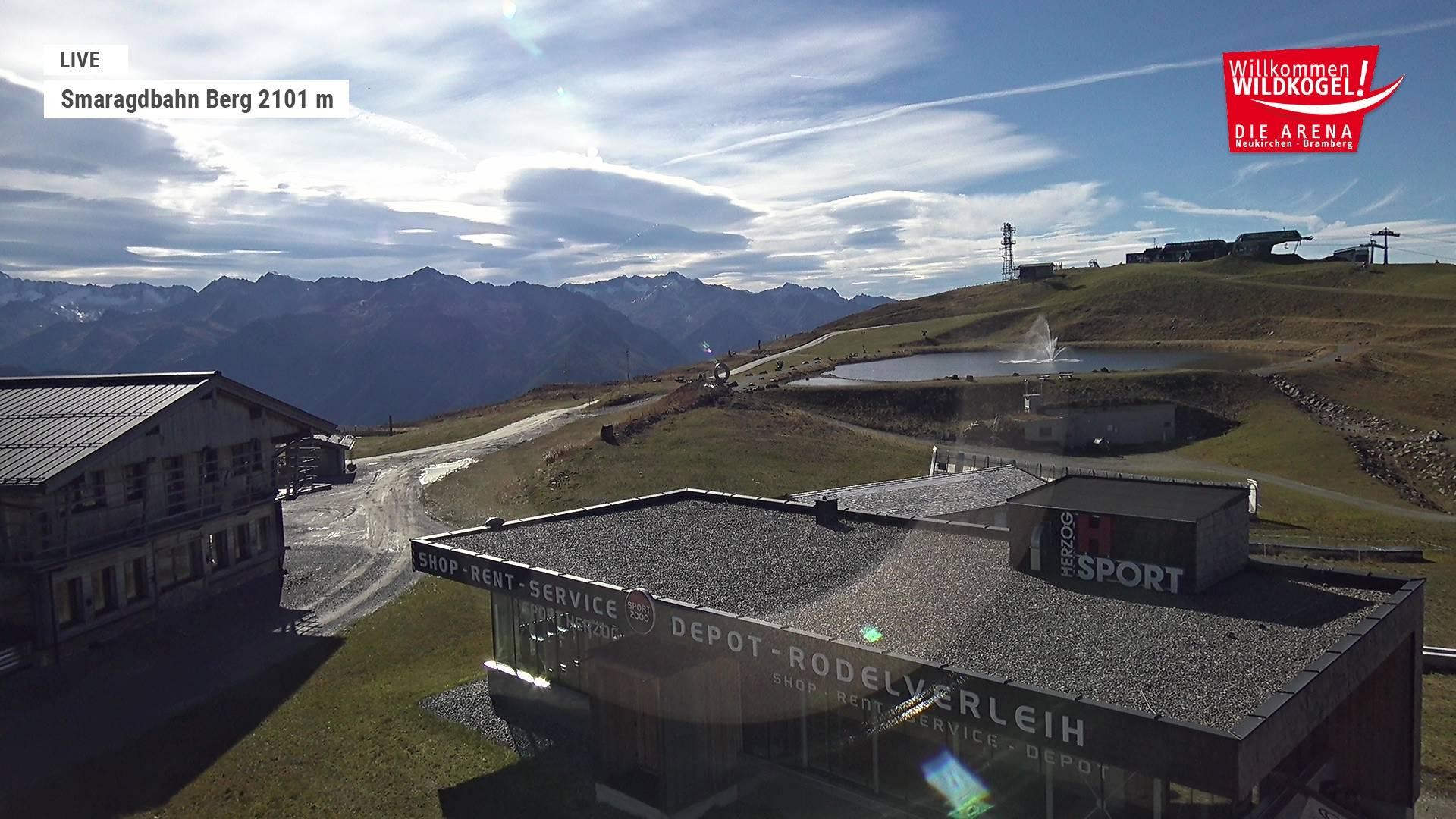 Archiv Foto Webcam Bergstation Smaragdbahn (Wildkogel-Arena)