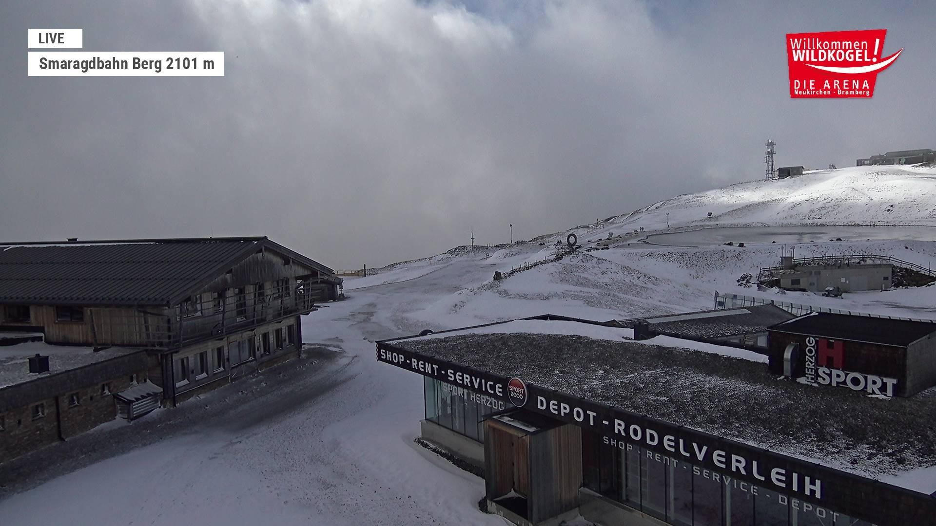 Archiv Foto Webcam Bergstation Smaragdbahn (Wildkogel-Arena)