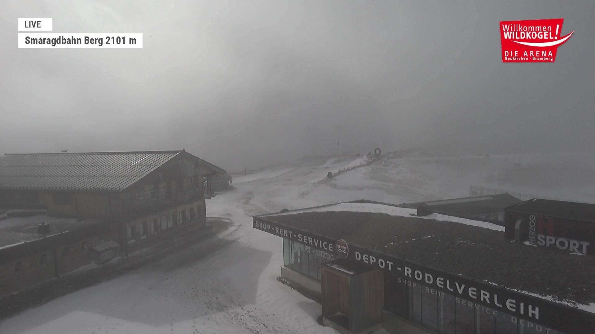 Archiv Foto Webcam Bergstation Smaragdbahn (Wildkogel-Arena)