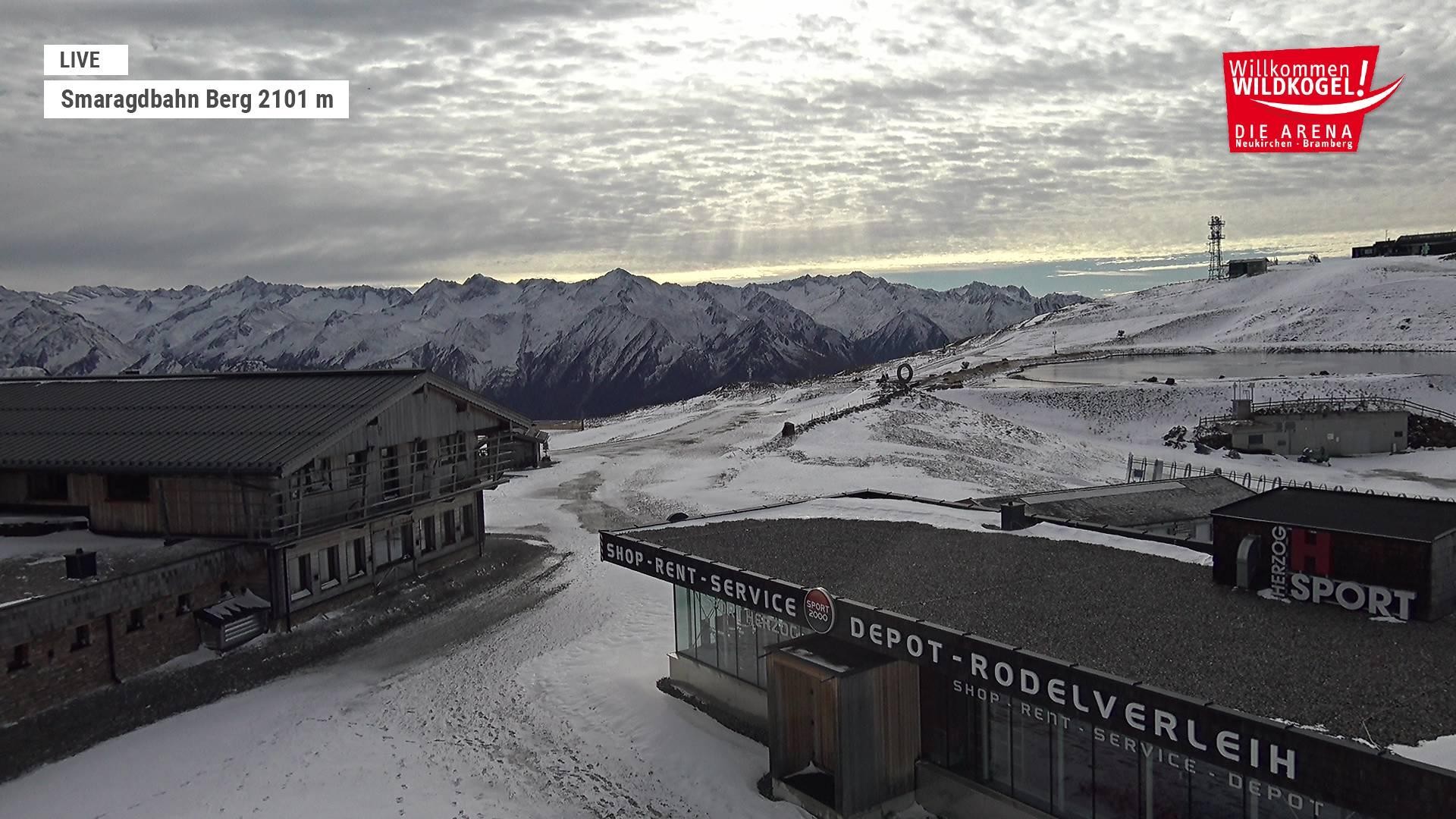 Archiv Foto Webcam Bergstation Smaragdbahn (Wildkogel-Arena)