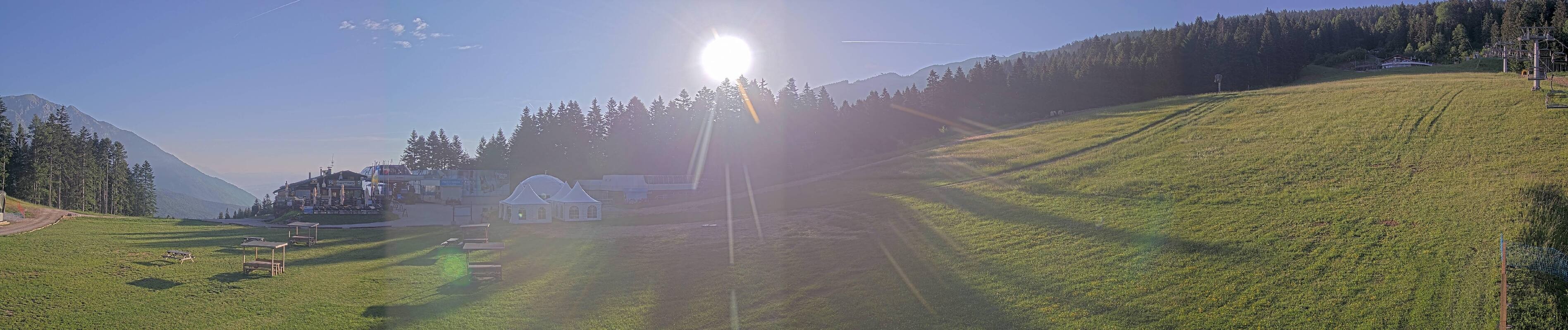 Archived image Webcam base station Prati di Gaggia, Paganella