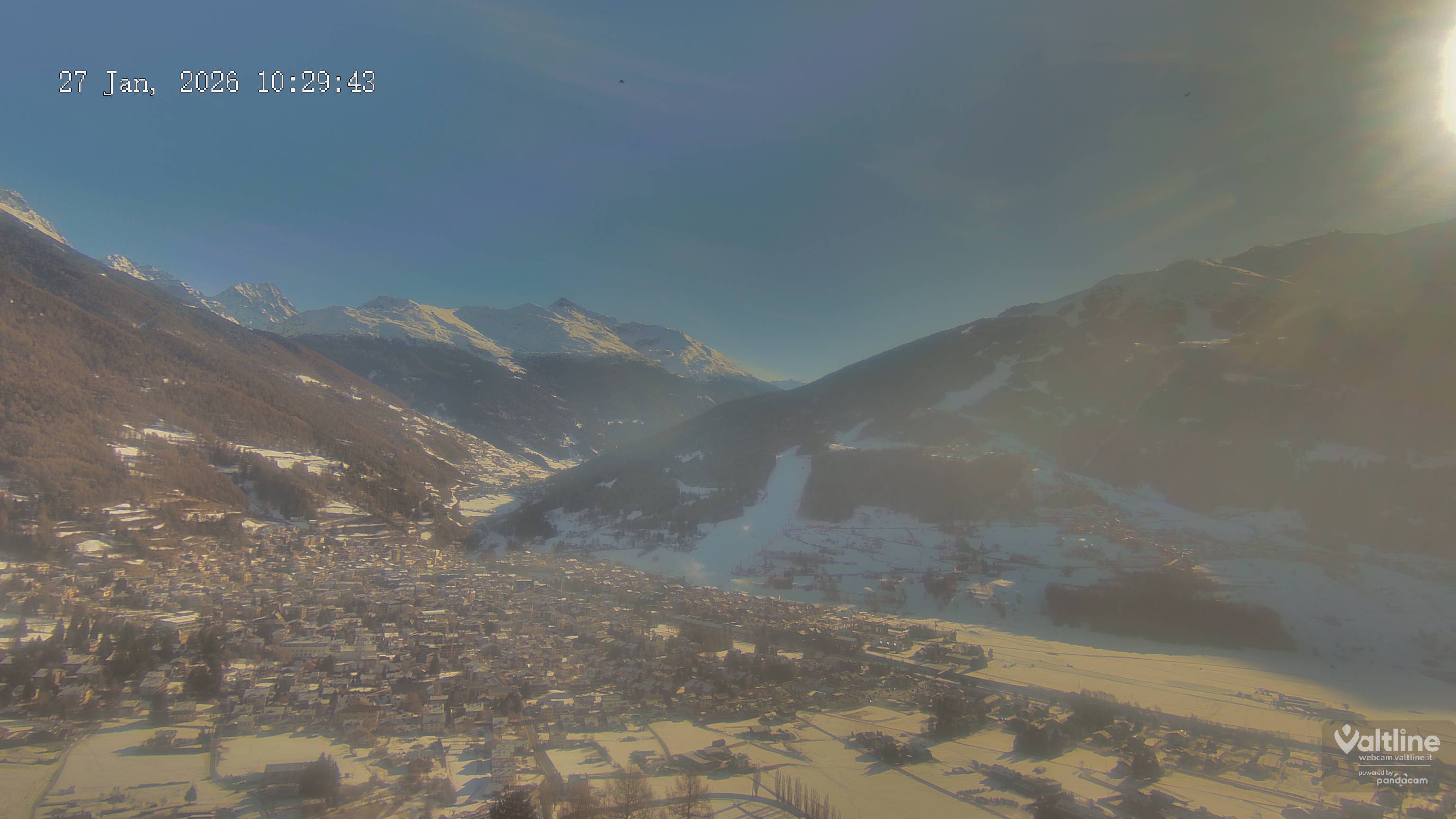 Archiv Foto Webcam Panoramablick Bormio, Lombardei