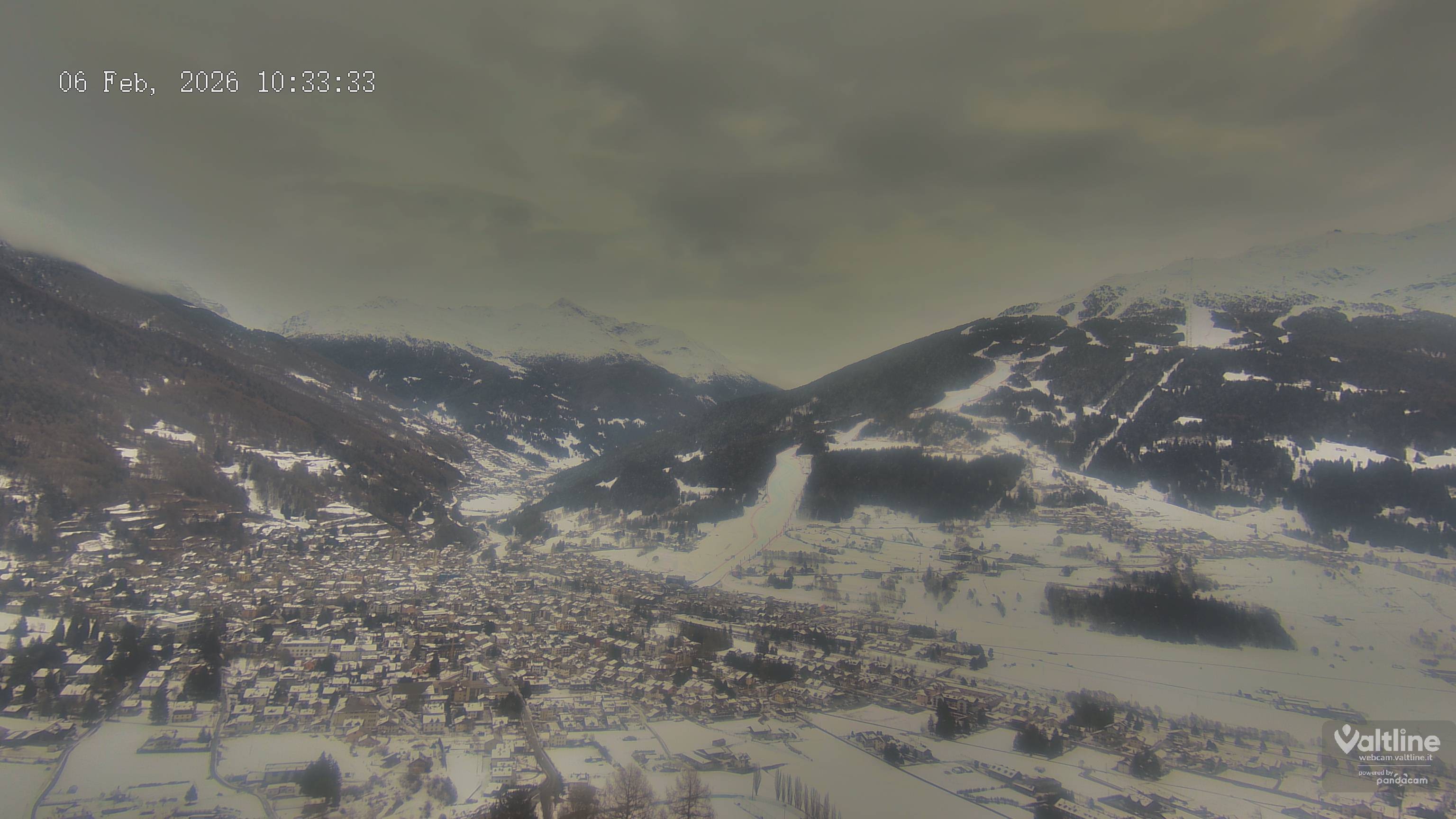 Archiv Foto Webcam Panoramablick Bormio, Lombardei