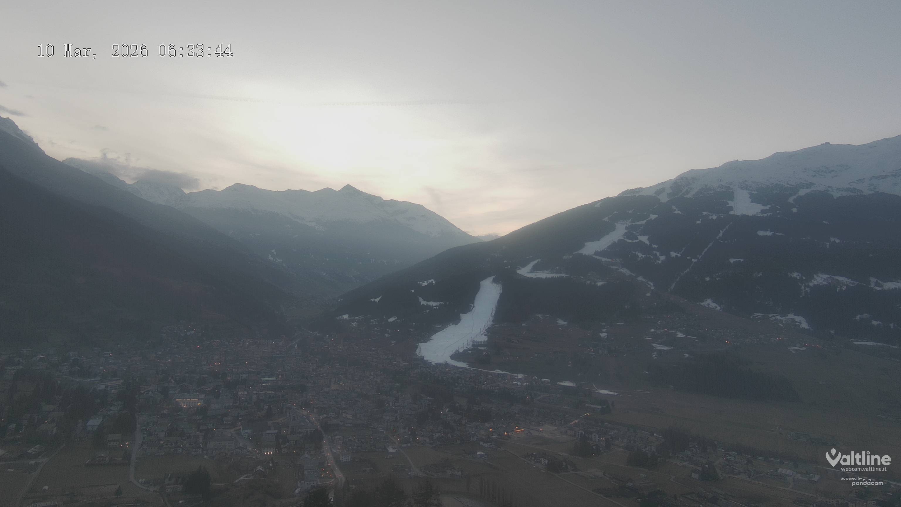 Archiv Foto Webcam Panoramablick Bormio, Lombardei