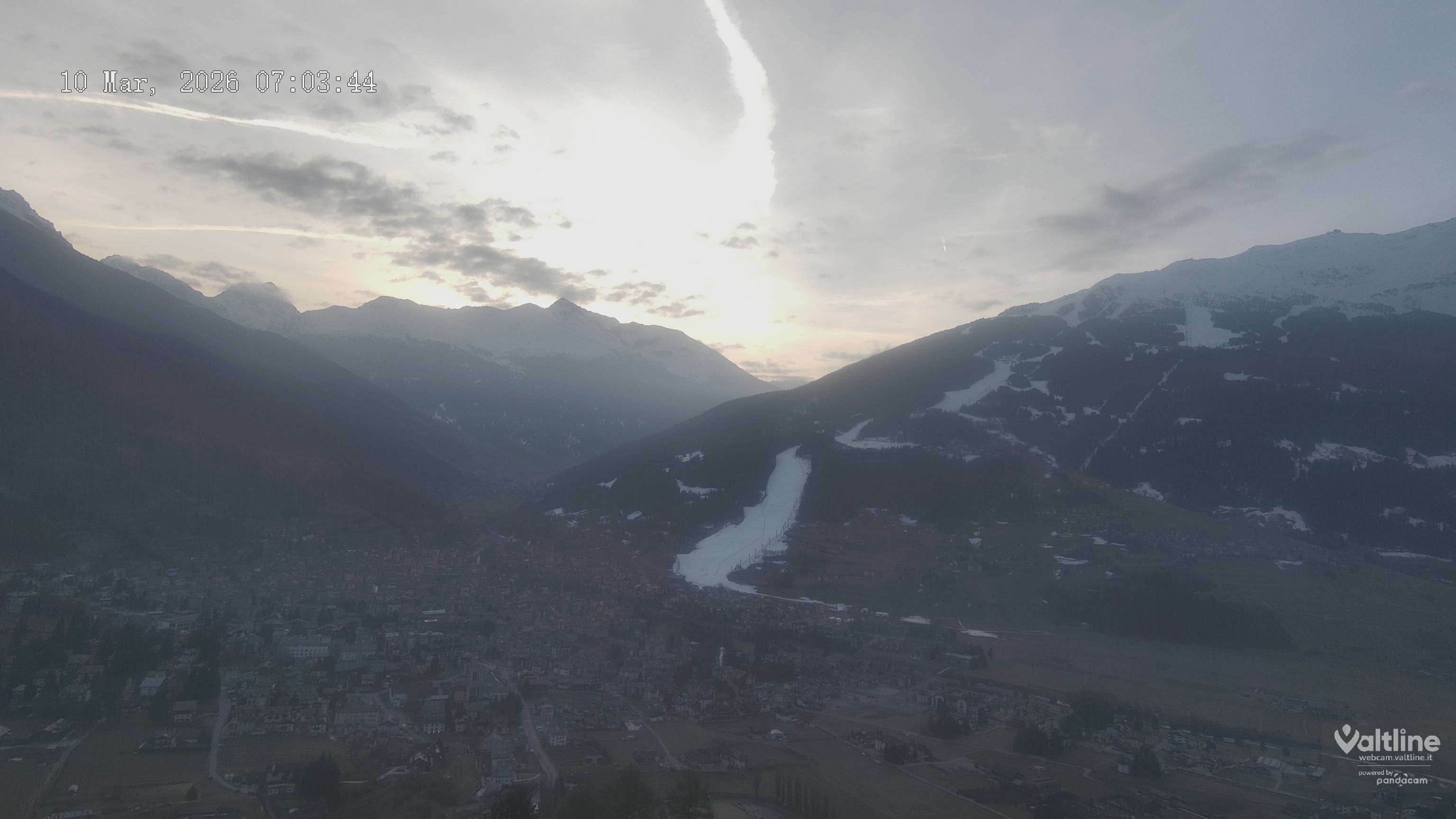 Archiv Foto Webcam Panoramablick Bormio, Lombardei