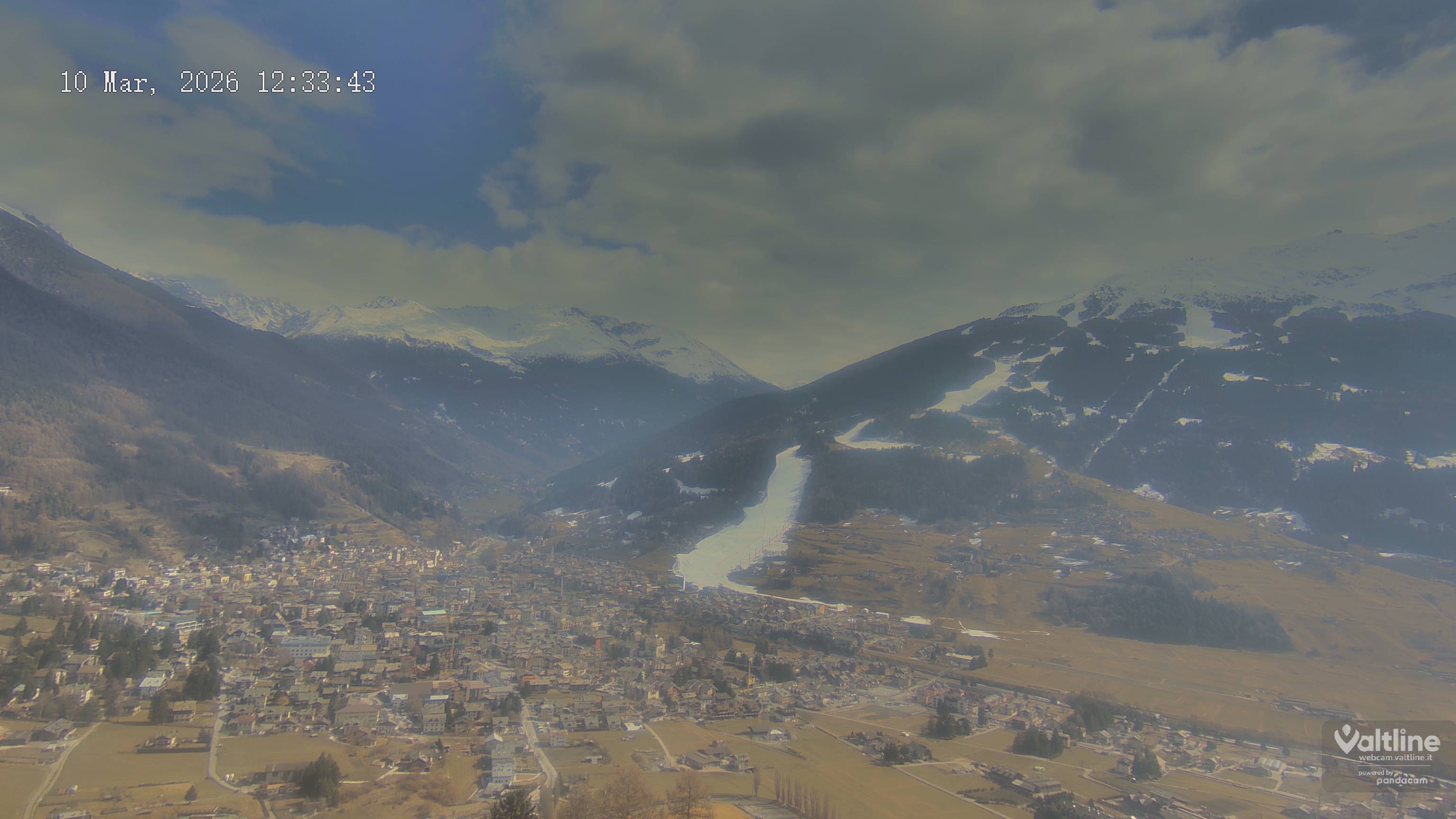 Archiv Foto Webcam Panoramablick Bormio, Lombardei