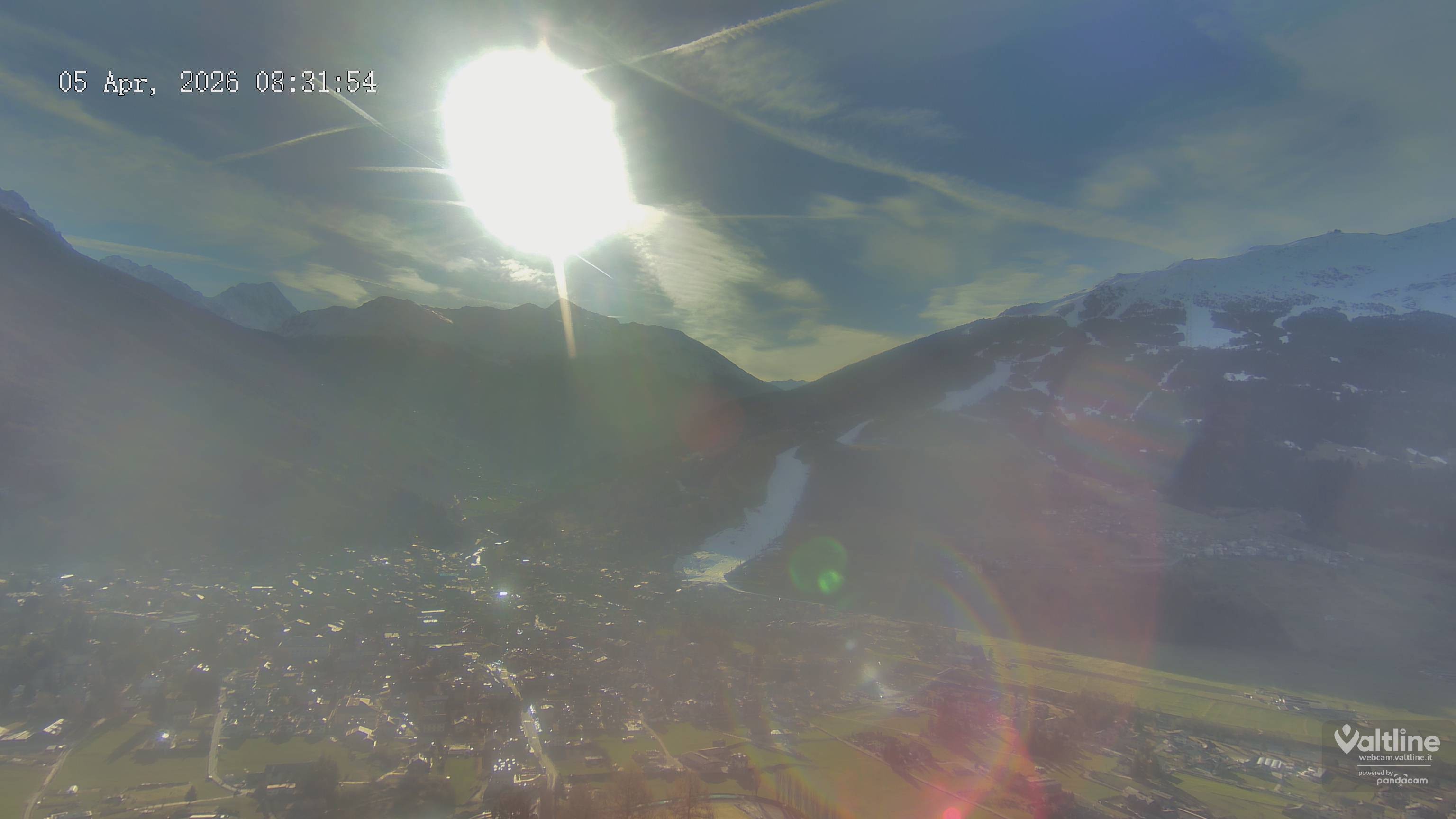 Archiv Foto Webcam Panoramablick Bormio, Lombardei