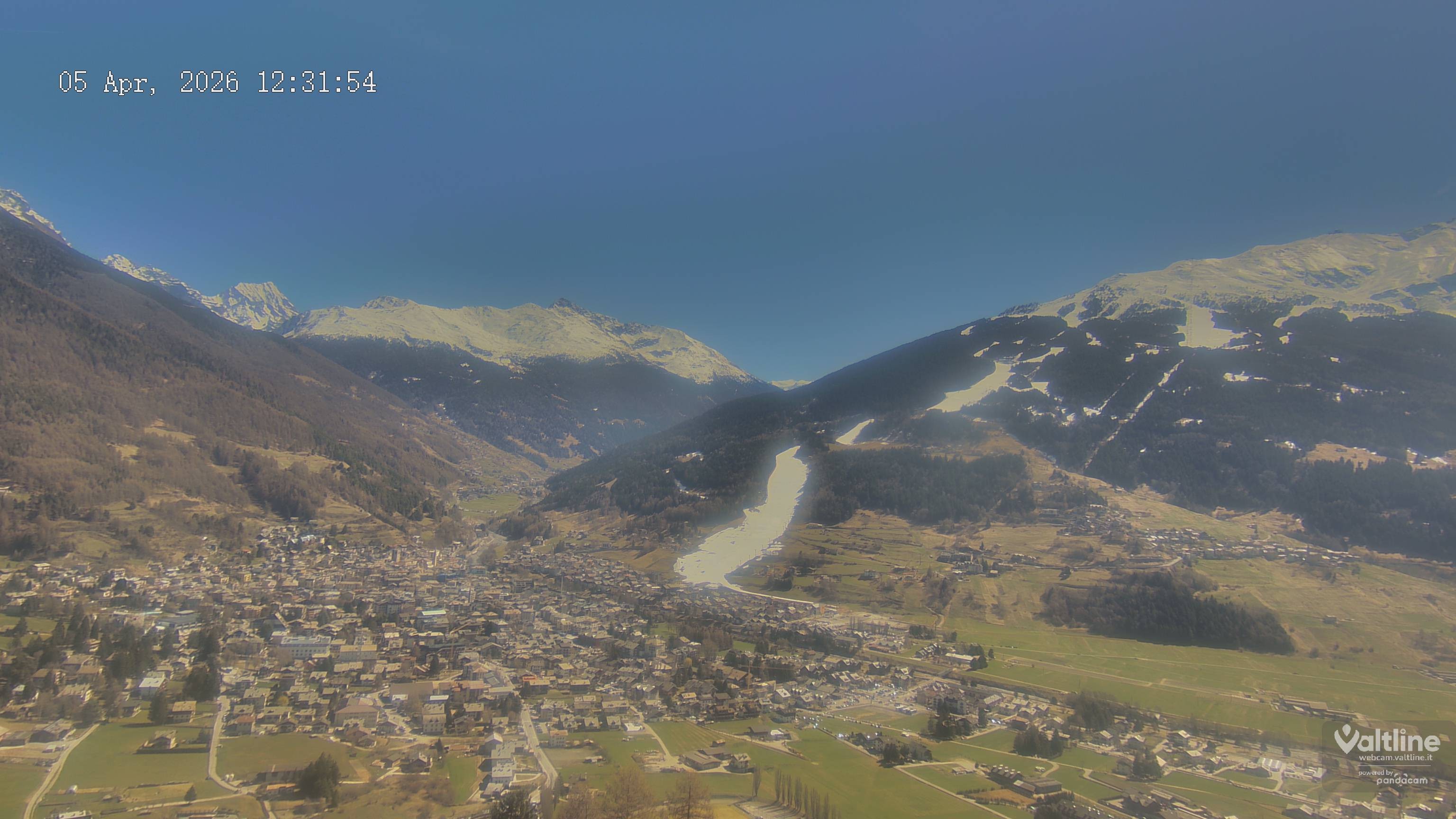 Archiv Foto Webcam Panoramablick Bormio, Lombardei