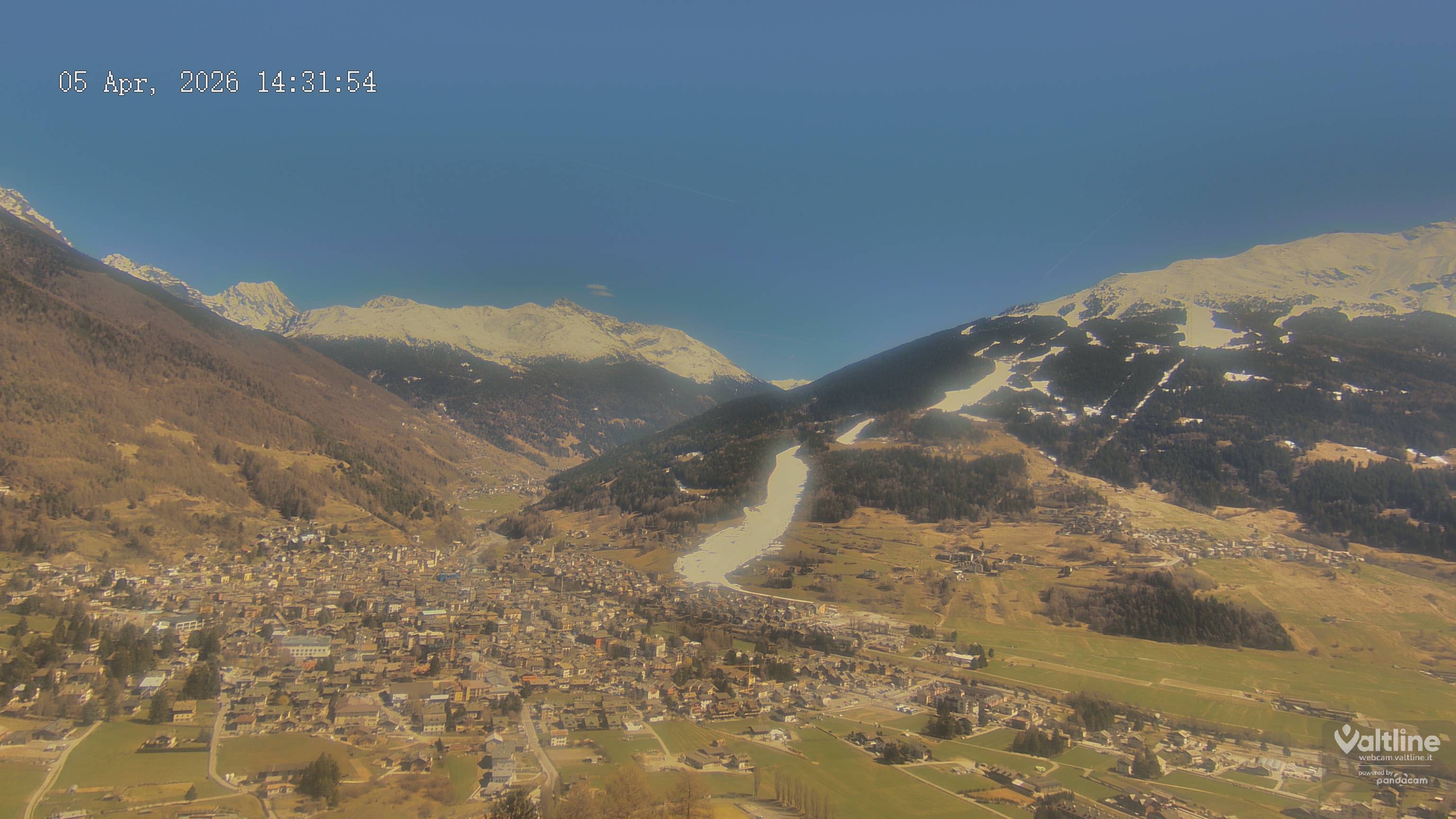 Archiv Foto Webcam Panoramablick Bormio, Lombardei
