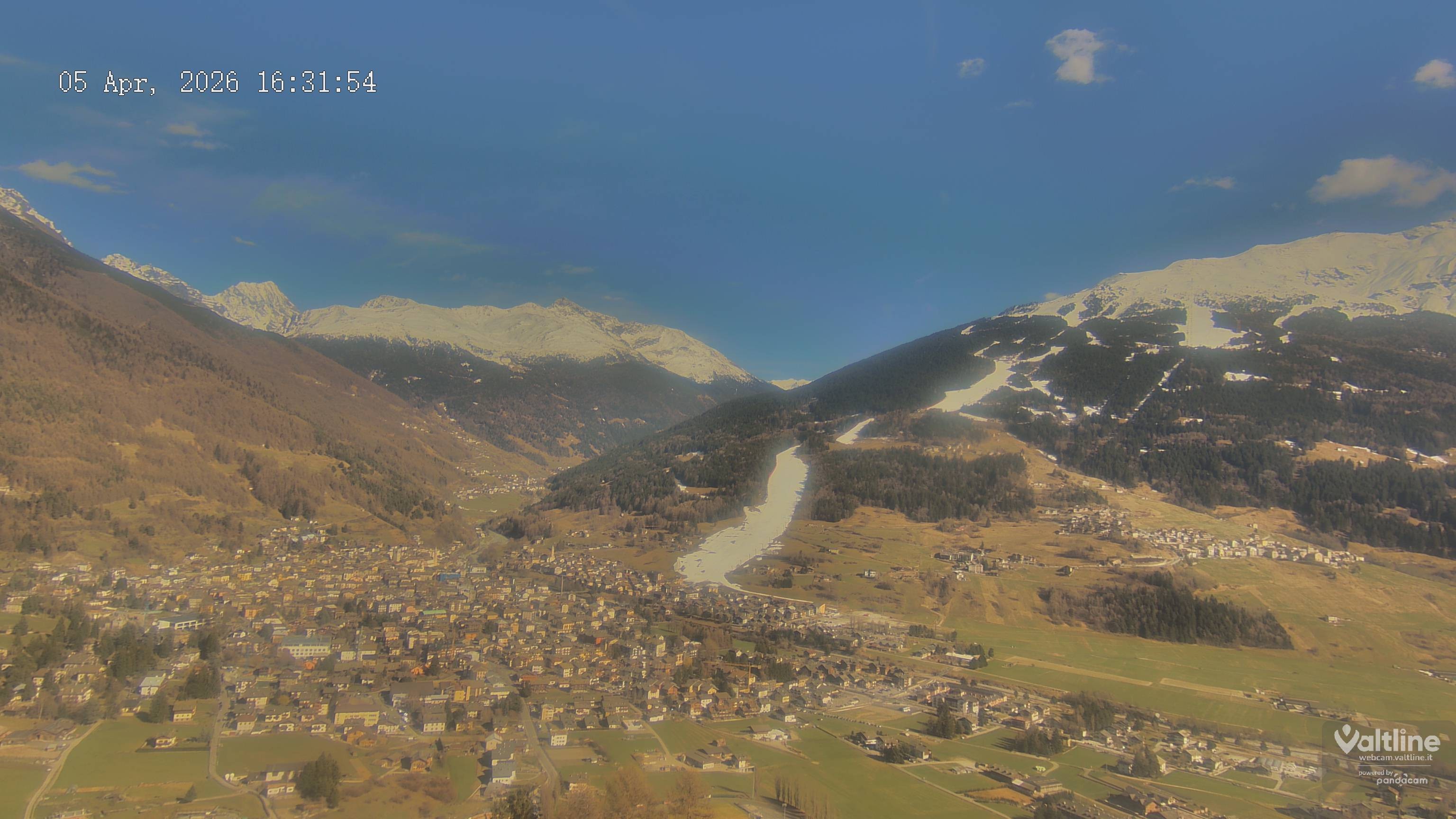 Archiv Foto Webcam Panoramablick Bormio, Lombardei