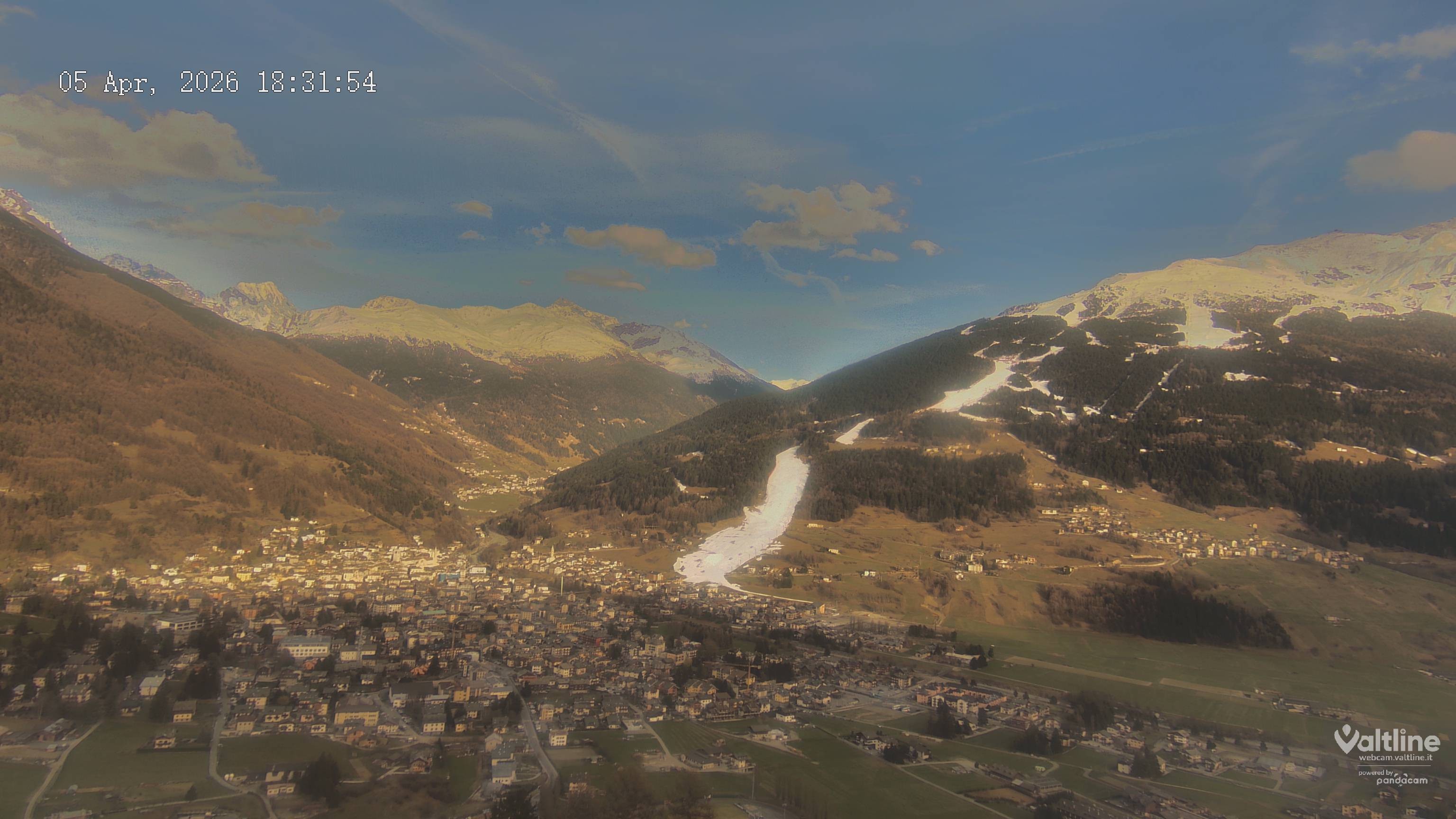 Archiv Foto Webcam Panoramablick Bormio, Lombardei