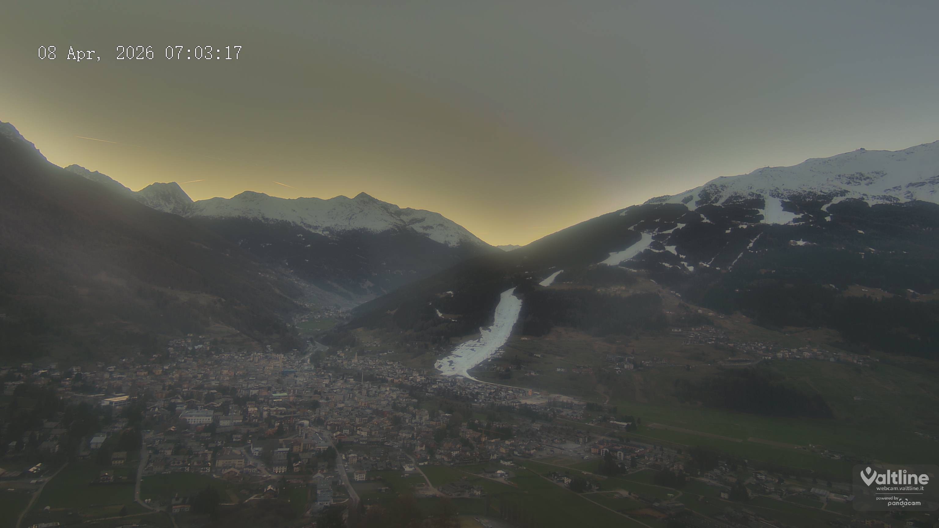 Archiv Foto Webcam Panoramablick Bormio, Lombardei