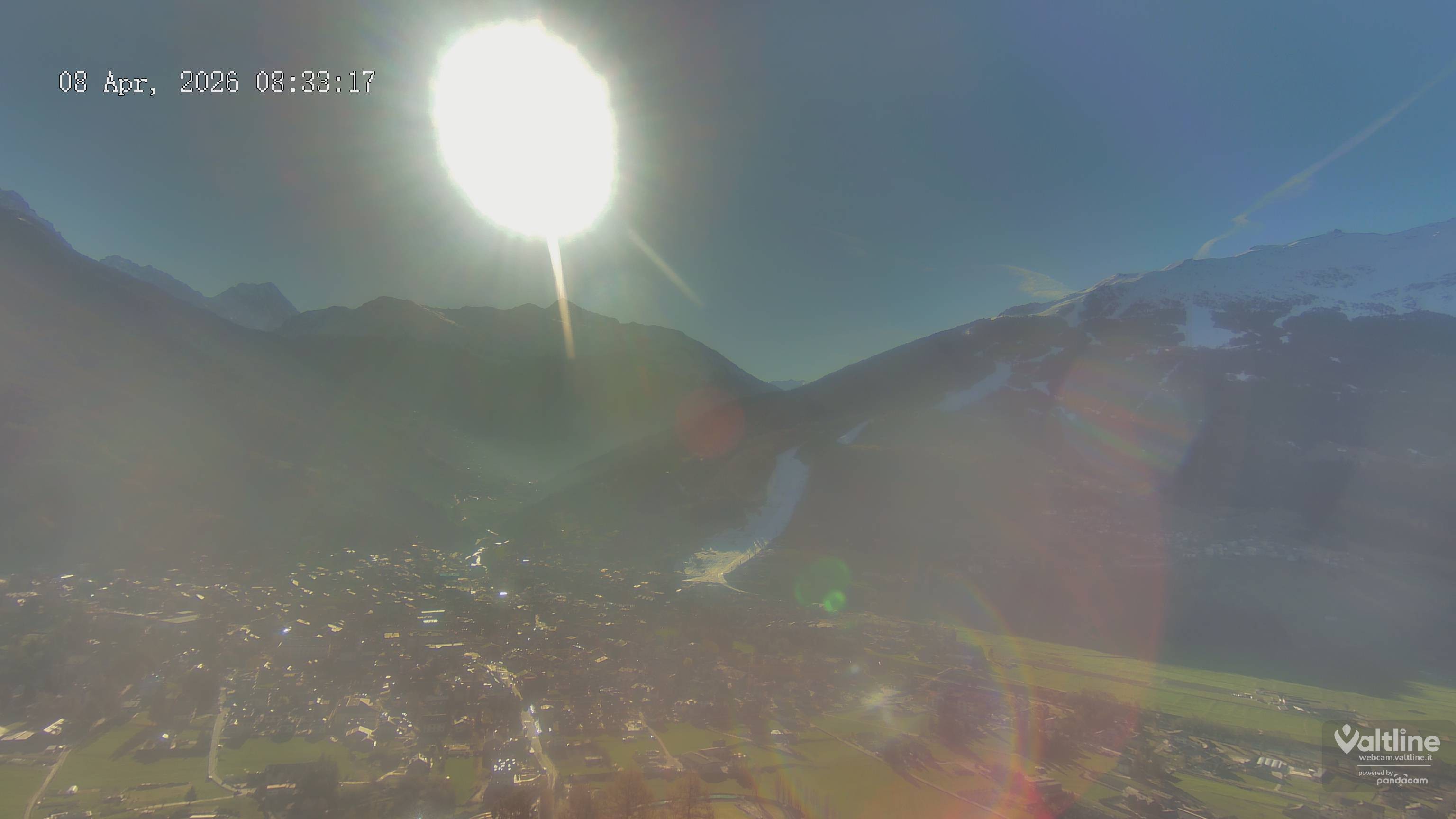 Archiv Foto Webcam Panoramablick Bormio, Lombardei