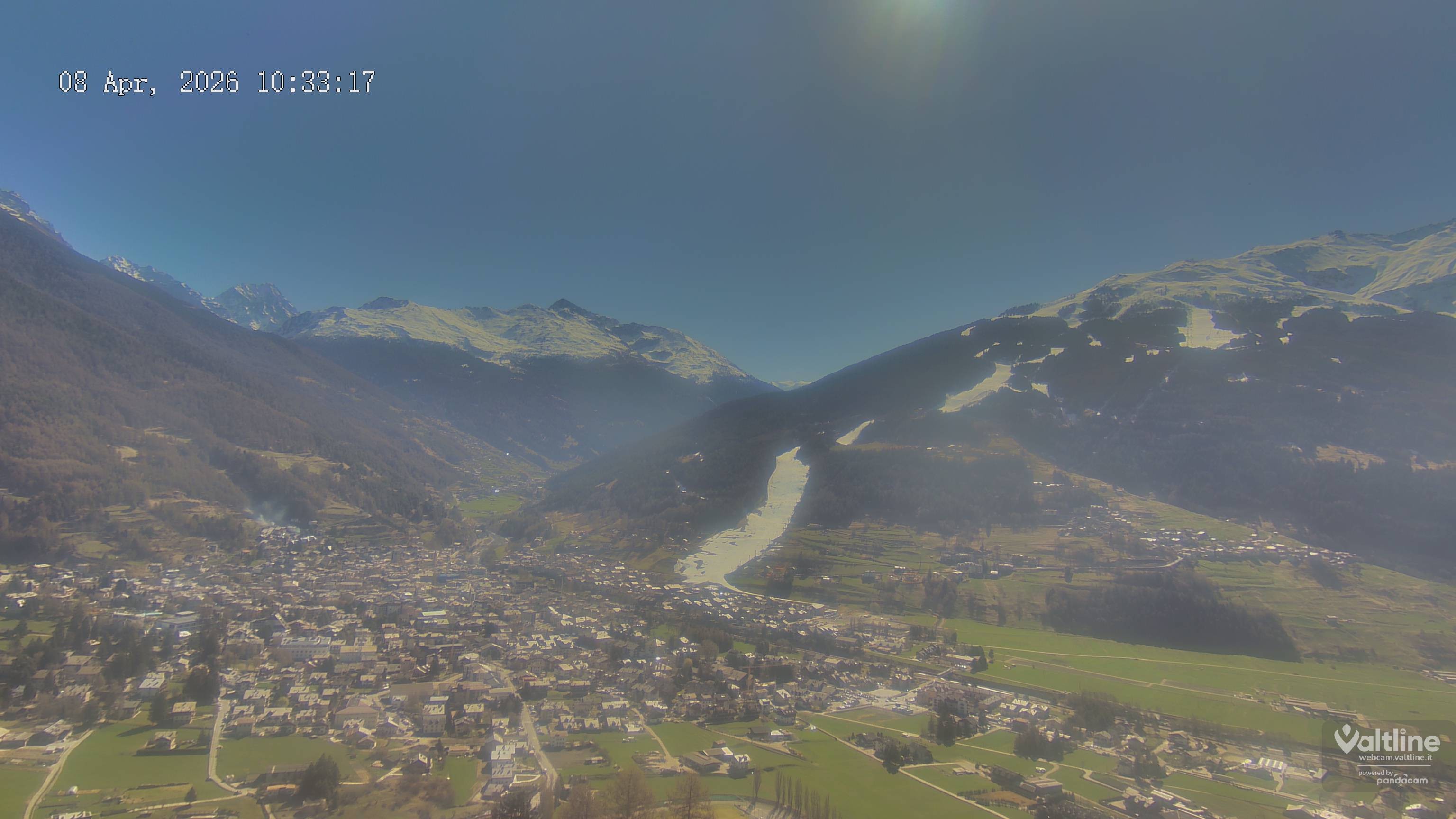 Archiv Foto Webcam Panoramablick Bormio, Lombardei