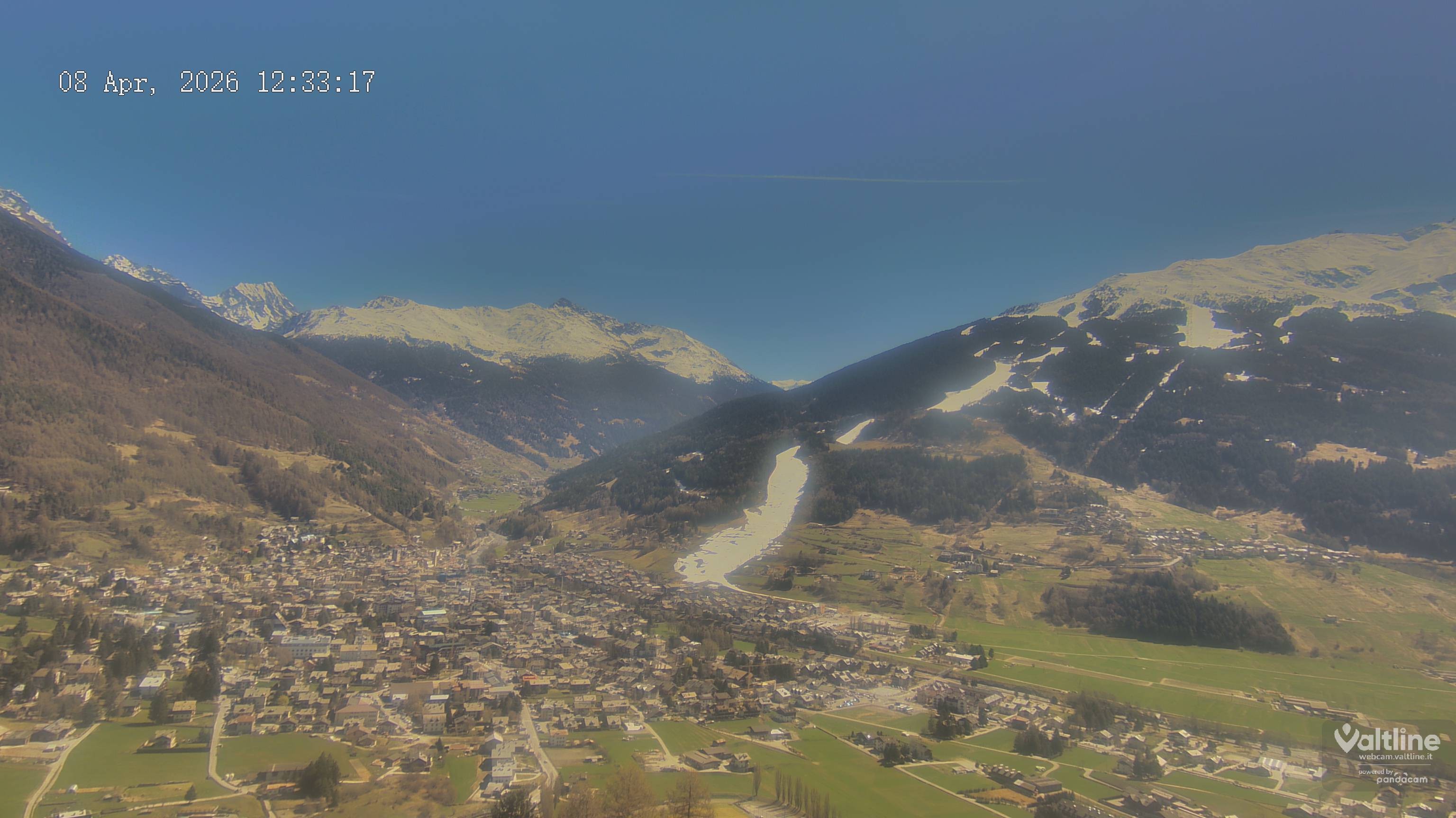 Archiv Foto Webcam Panoramablick Bormio, Lombardei