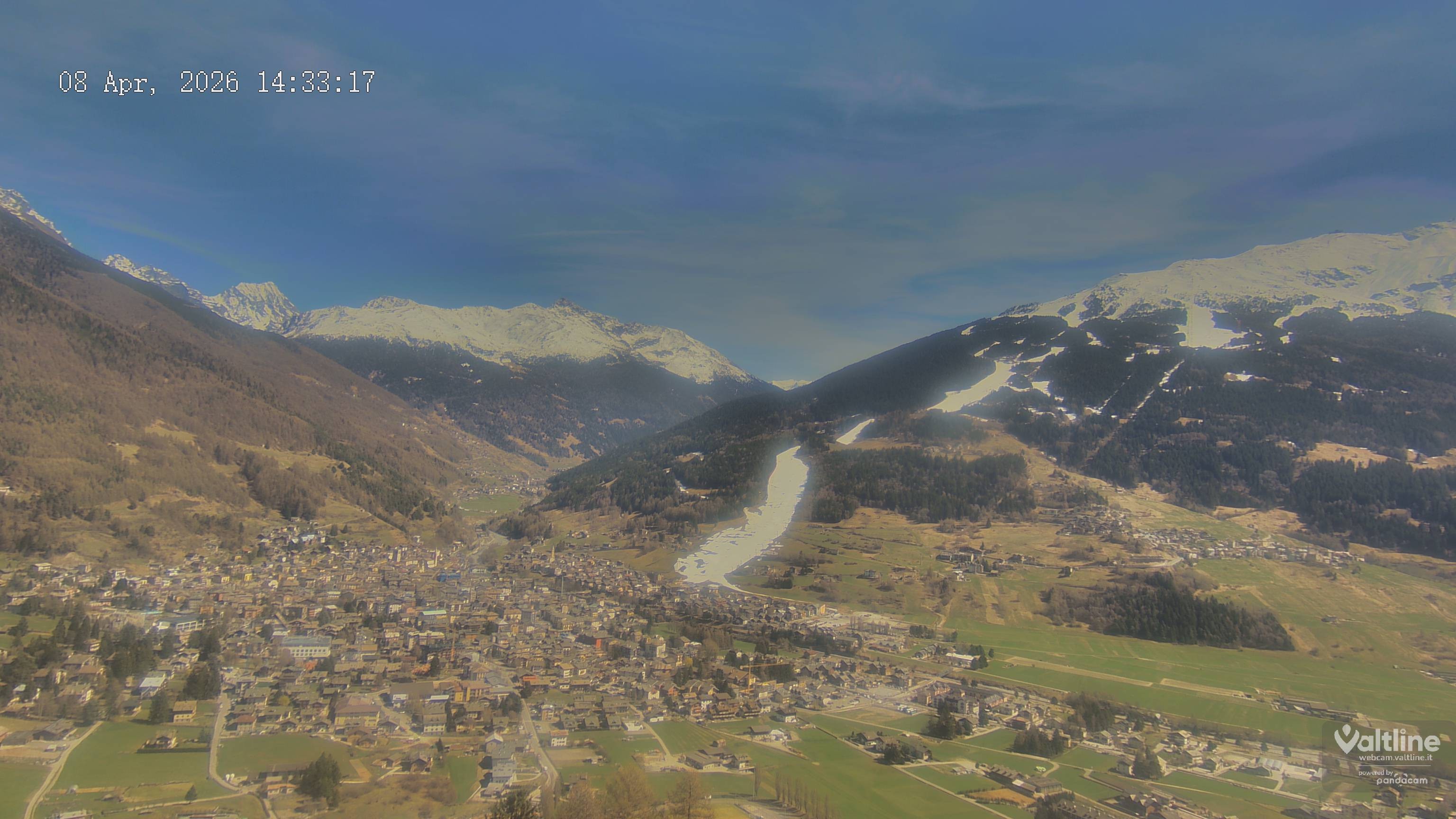 Archiv Foto Webcam Panoramablick Bormio, Lombardei