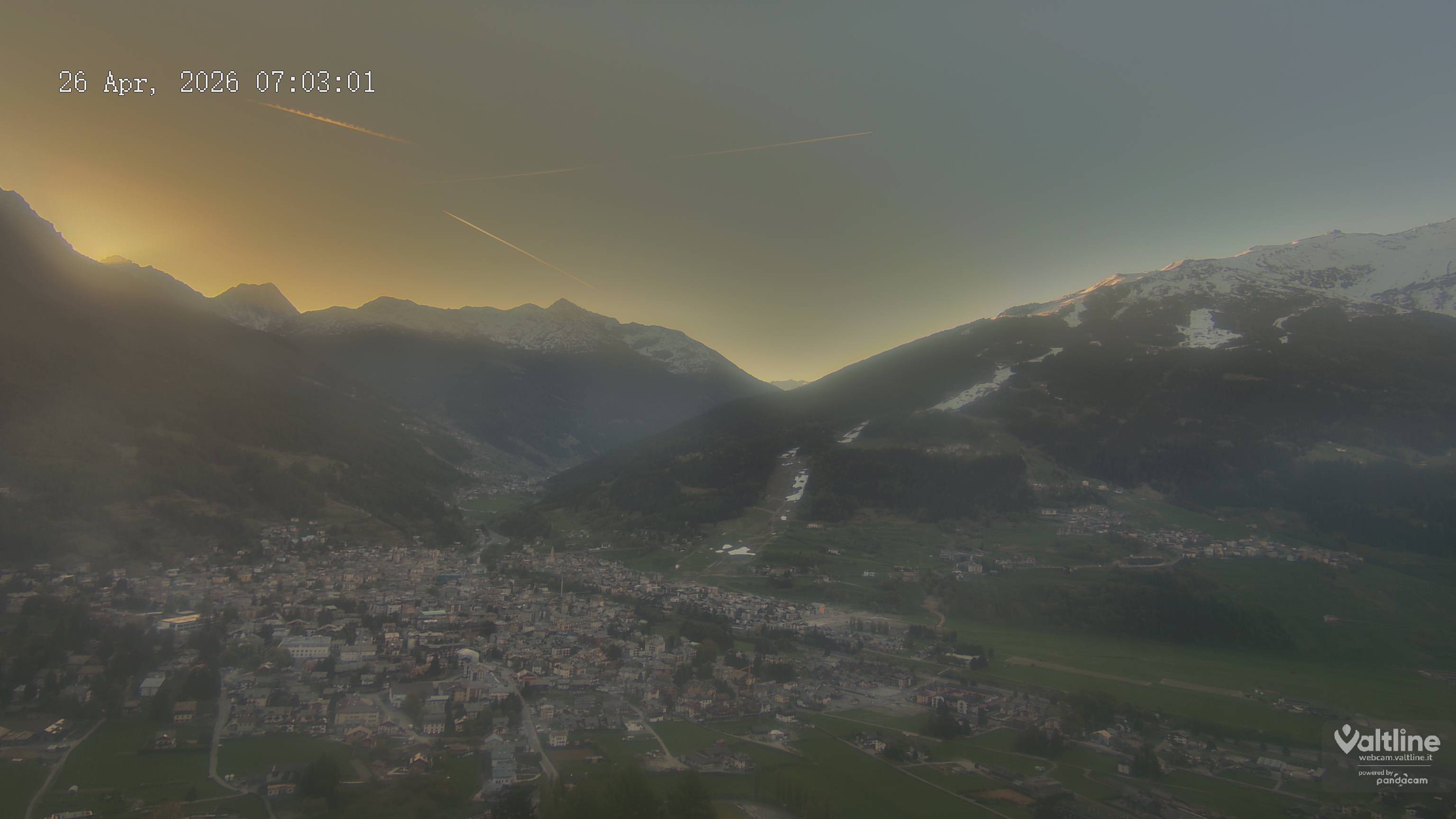 Archiv Foto Webcam Panoramablick Bormio, Lombardei