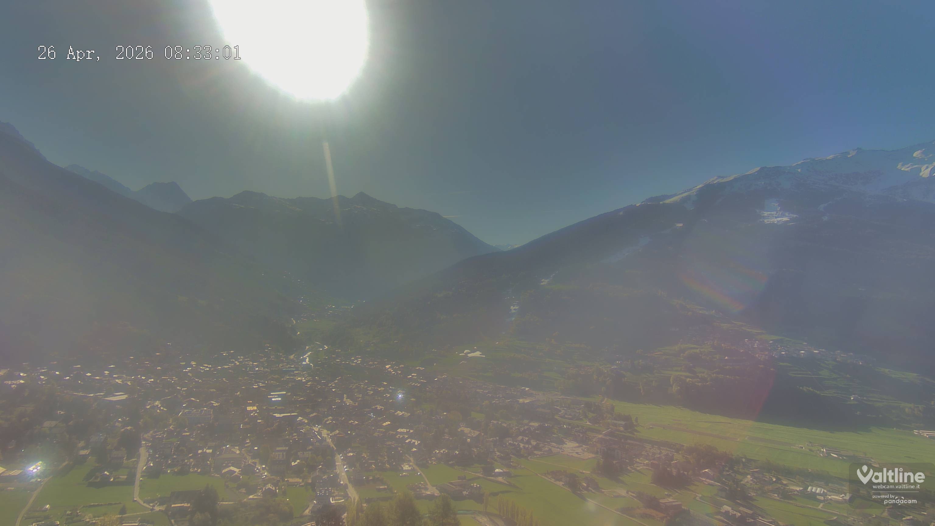 Archiv Foto Webcam Panoramablick Bormio, Lombardei
