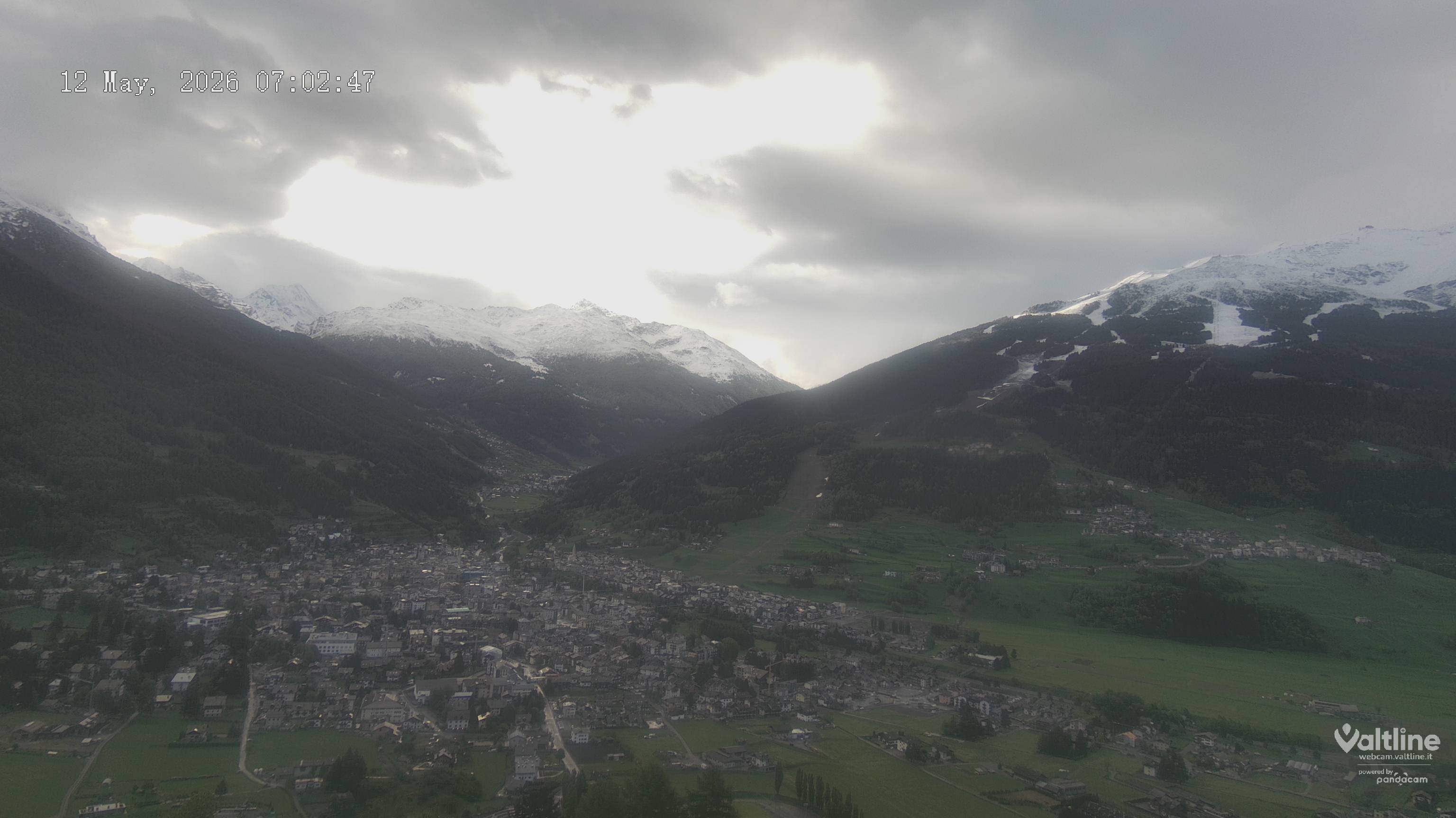 Archiv Foto Webcam Panoramablick Bormio, Lombardei