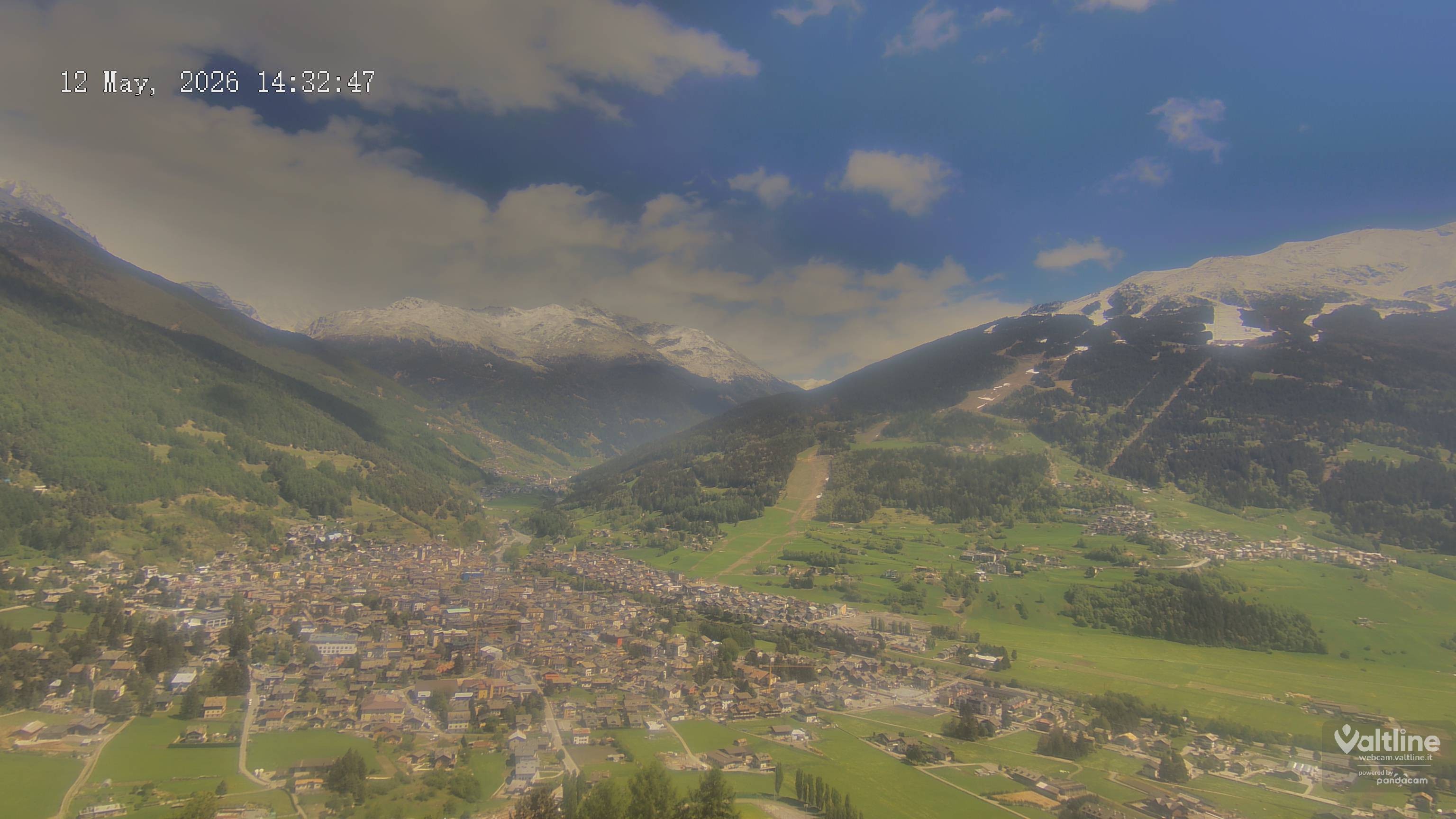 Archiv Foto Webcam Panoramablick Bormio, Lombardei