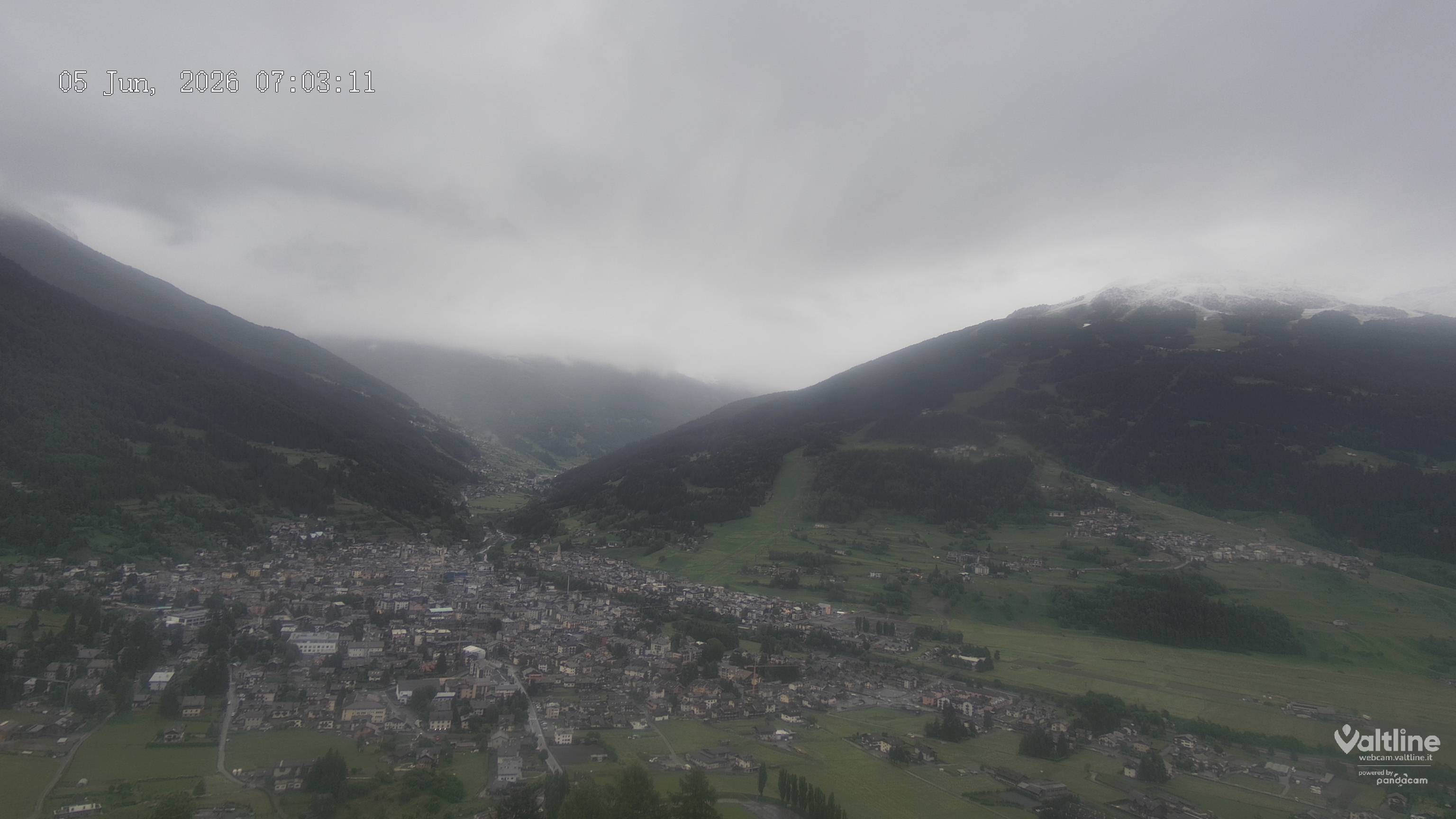 Archiv Foto Webcam Panoramablick Bormio, Lombardei