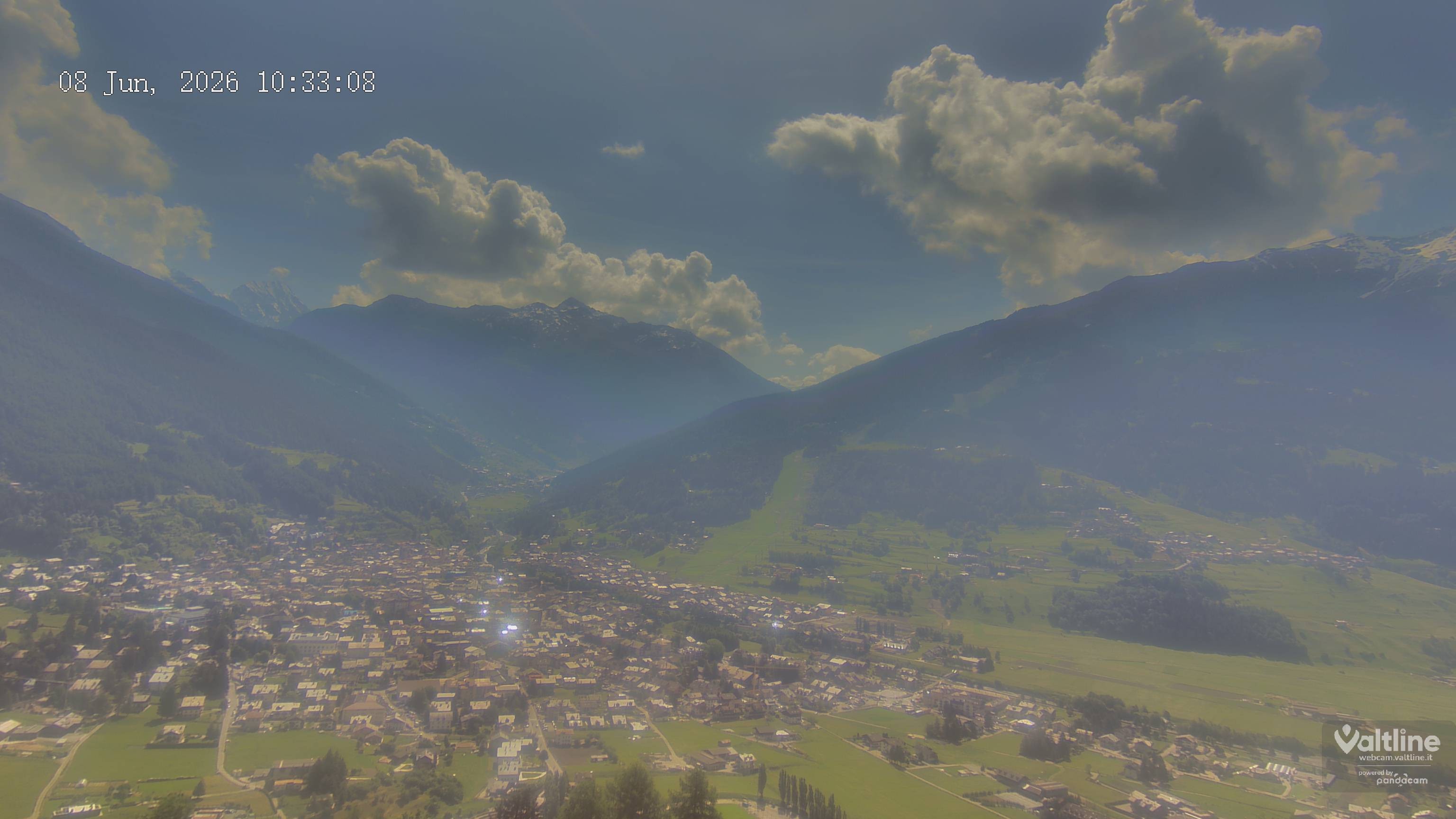 Archiv Foto Webcam Panoramablick Bormio, Lombardei
