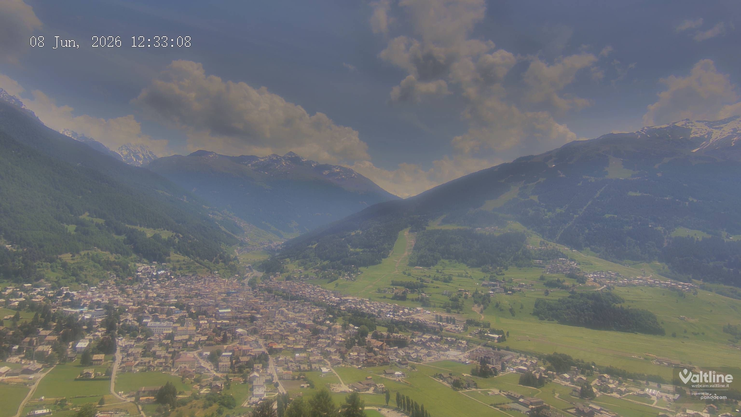 Archiv Foto Webcam Panoramablick Bormio, Lombardei