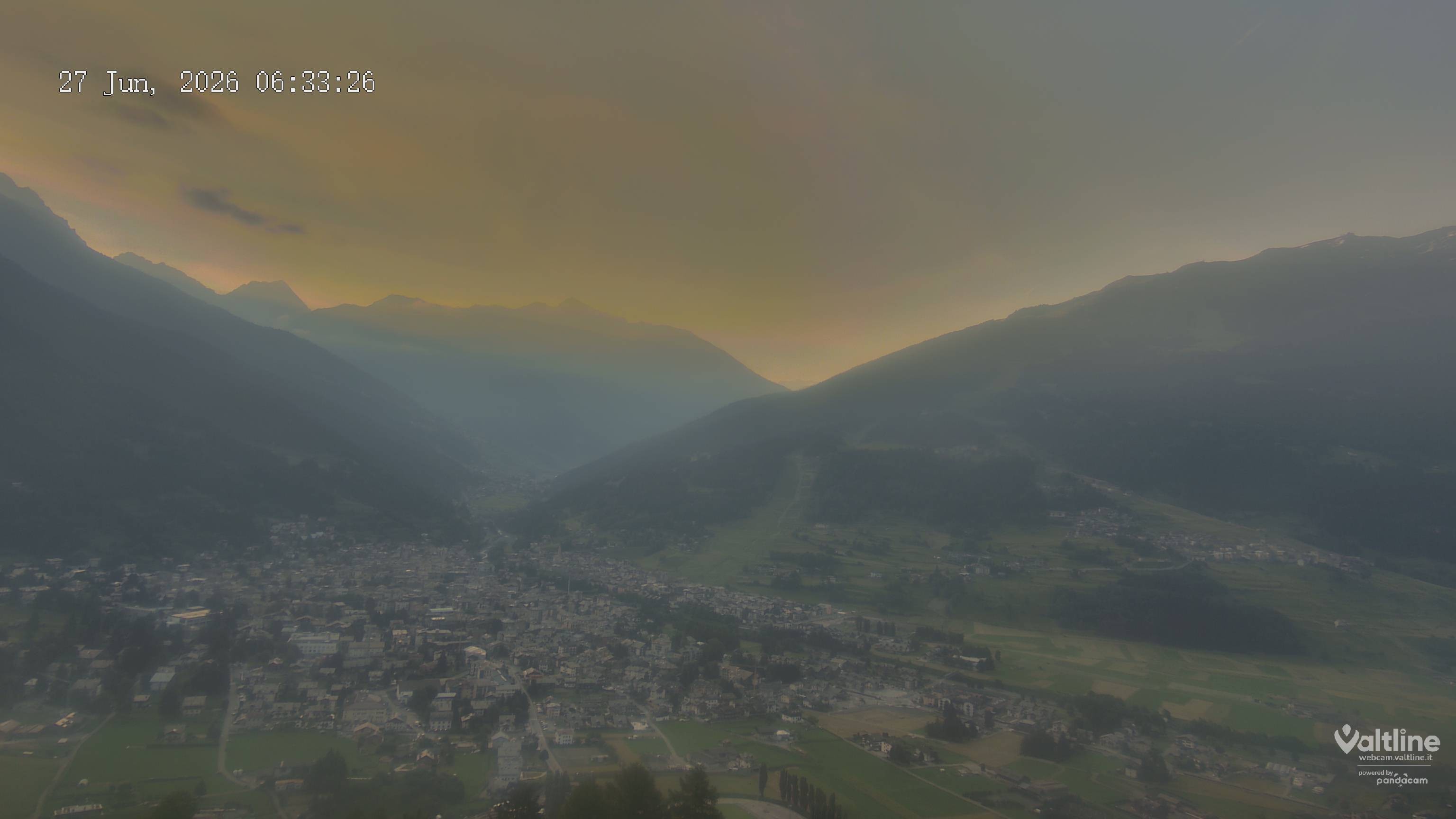 Archiv Foto Webcam Panoramablick Bormio, Lombardei