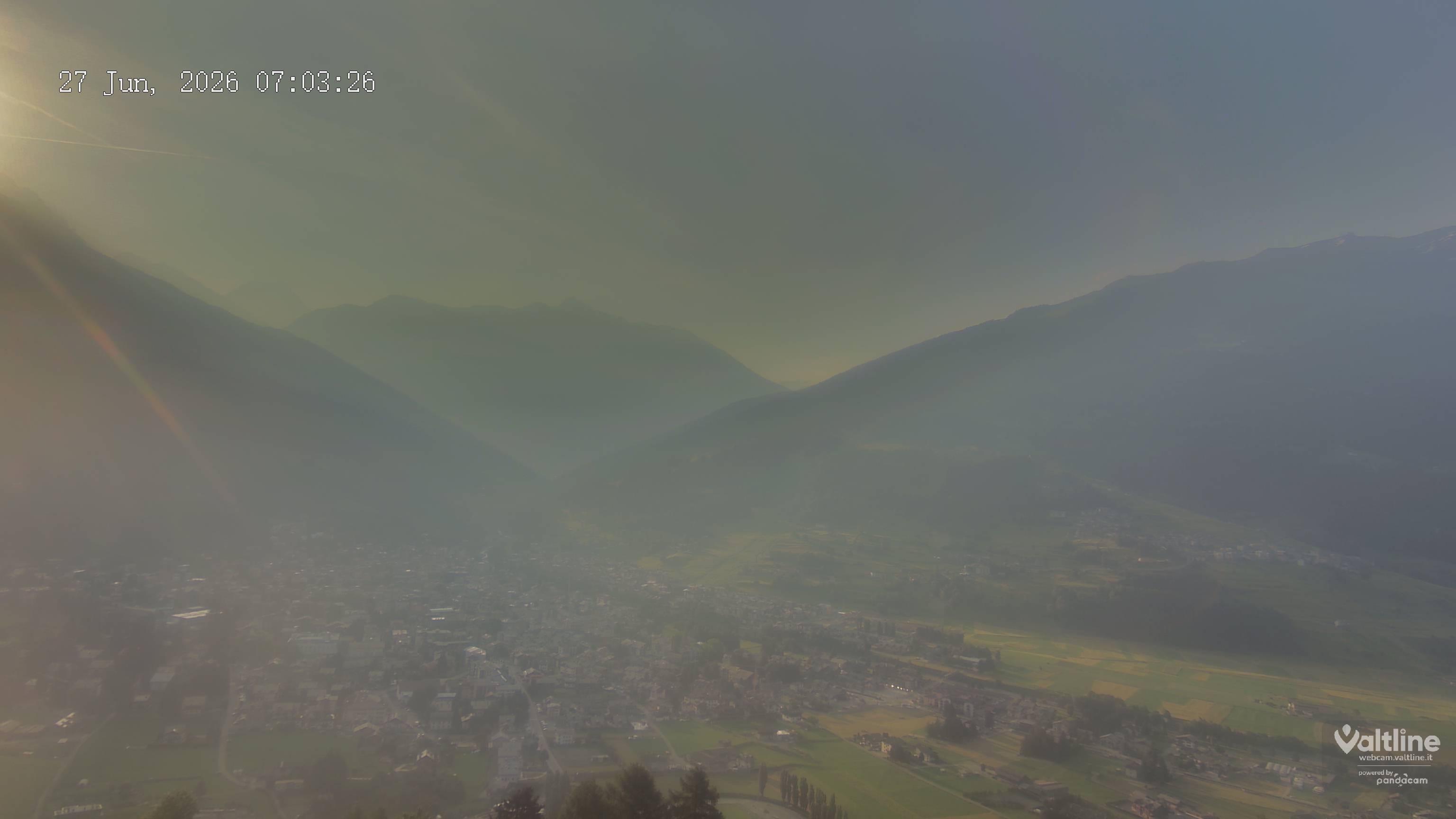 Archiv Foto Webcam Panoramablick Bormio, Lombardei