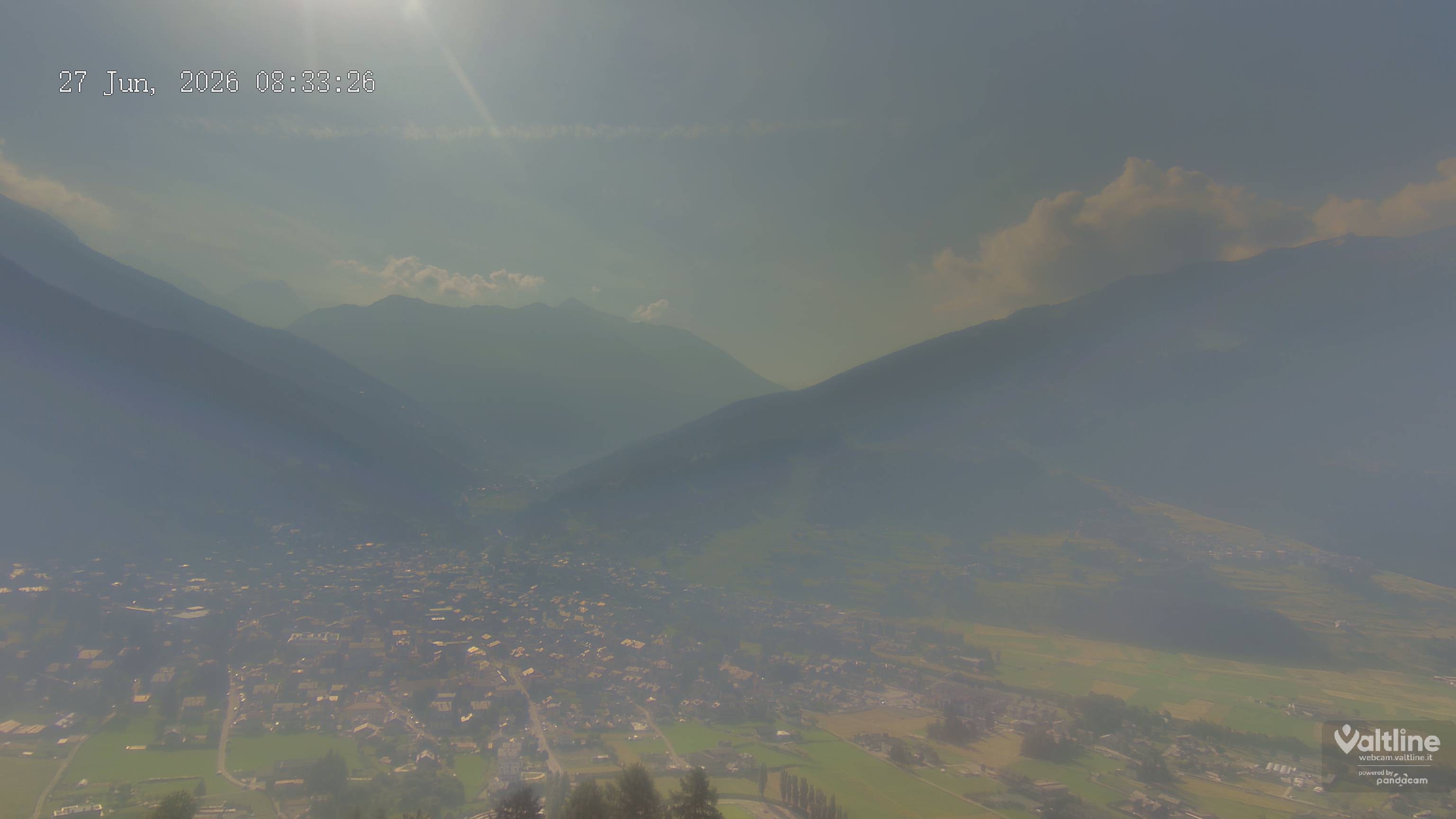 Archiv Foto Webcam Panoramablick Bormio, Lombardei
