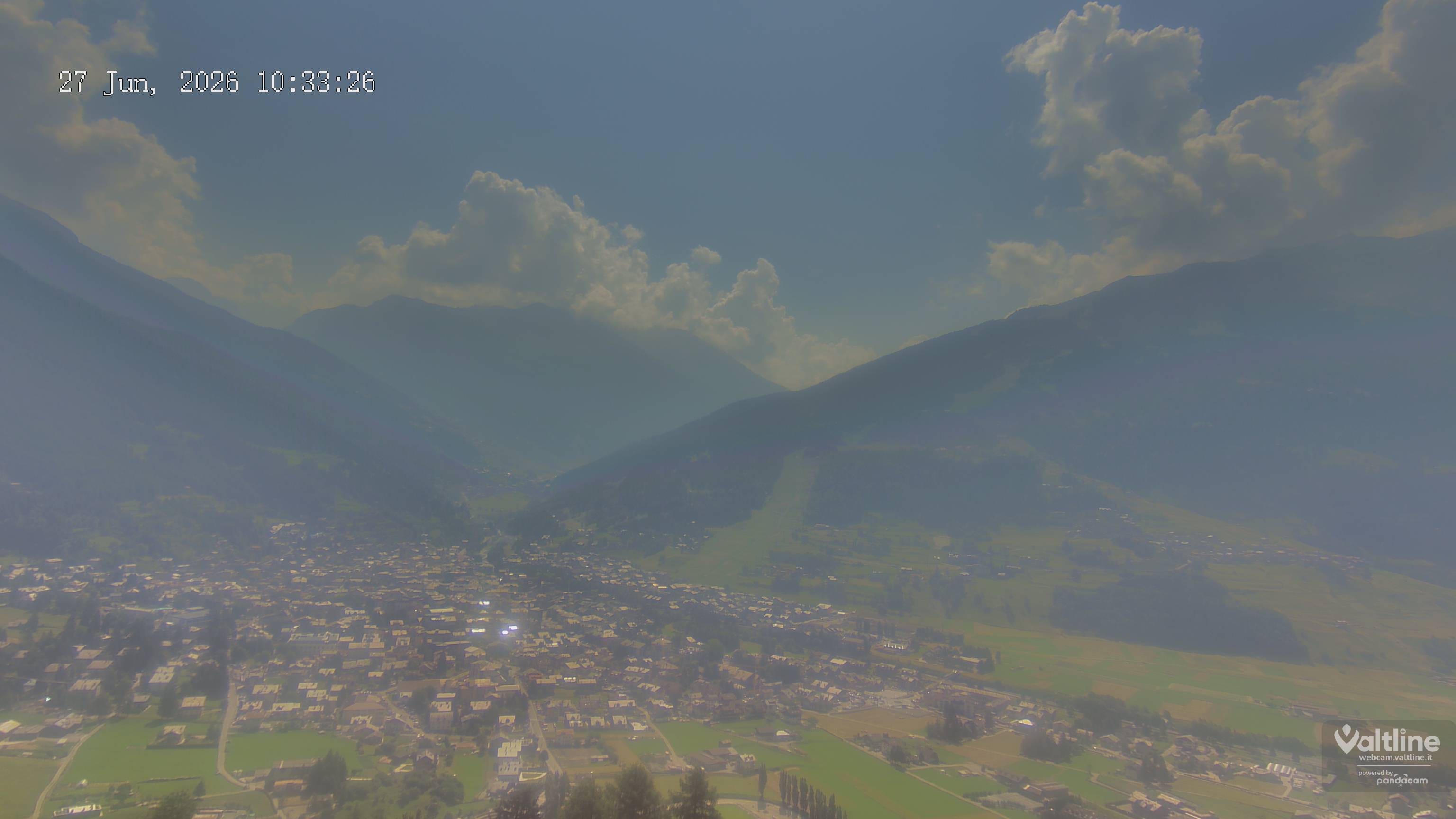 Archiv Foto Webcam Panoramablick Bormio, Lombardei