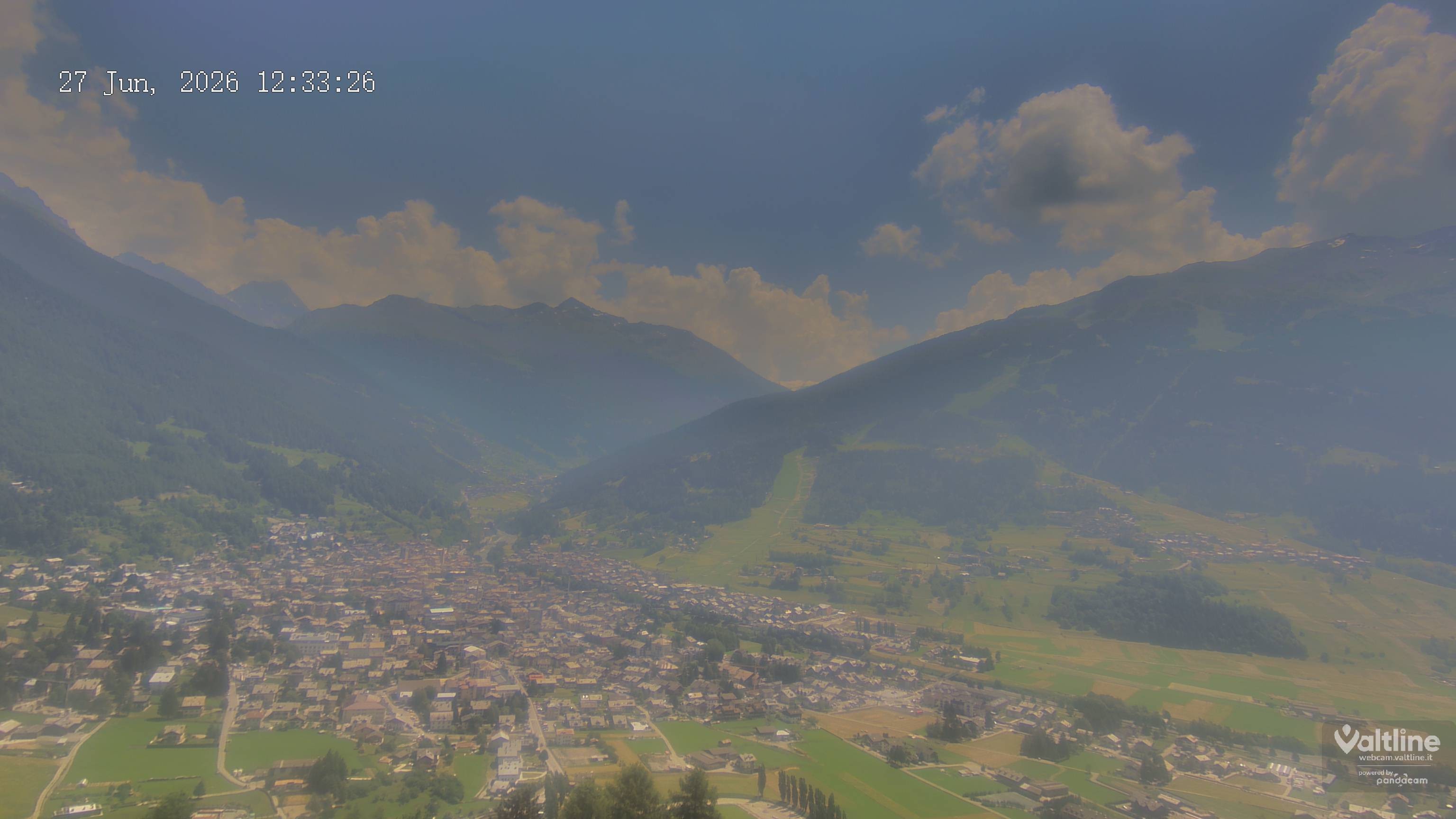 Archiv Foto Webcam Panoramablick Bormio, Lombardei