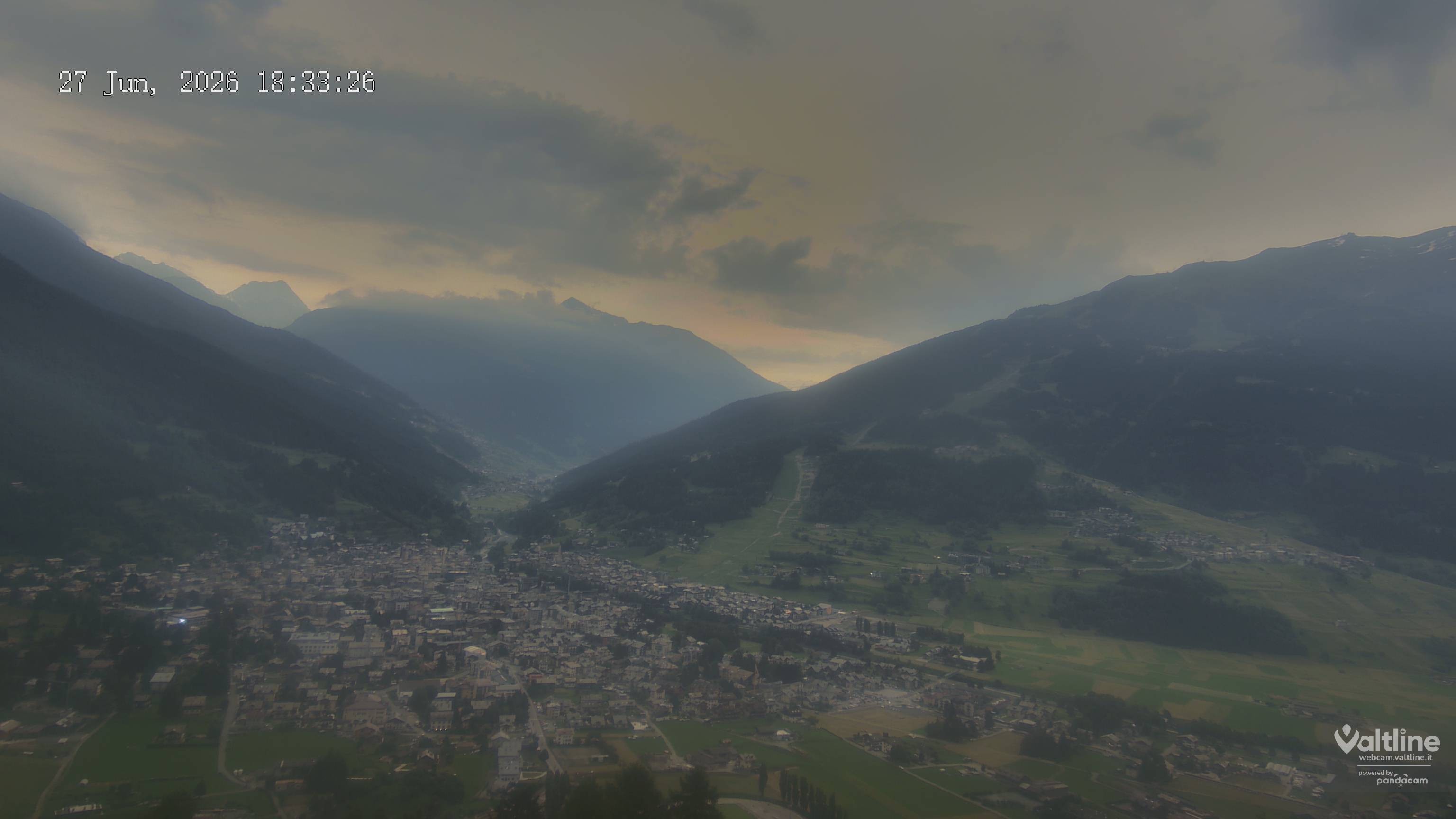 Archiv Foto Webcam Panoramablick Bormio, Lombardei