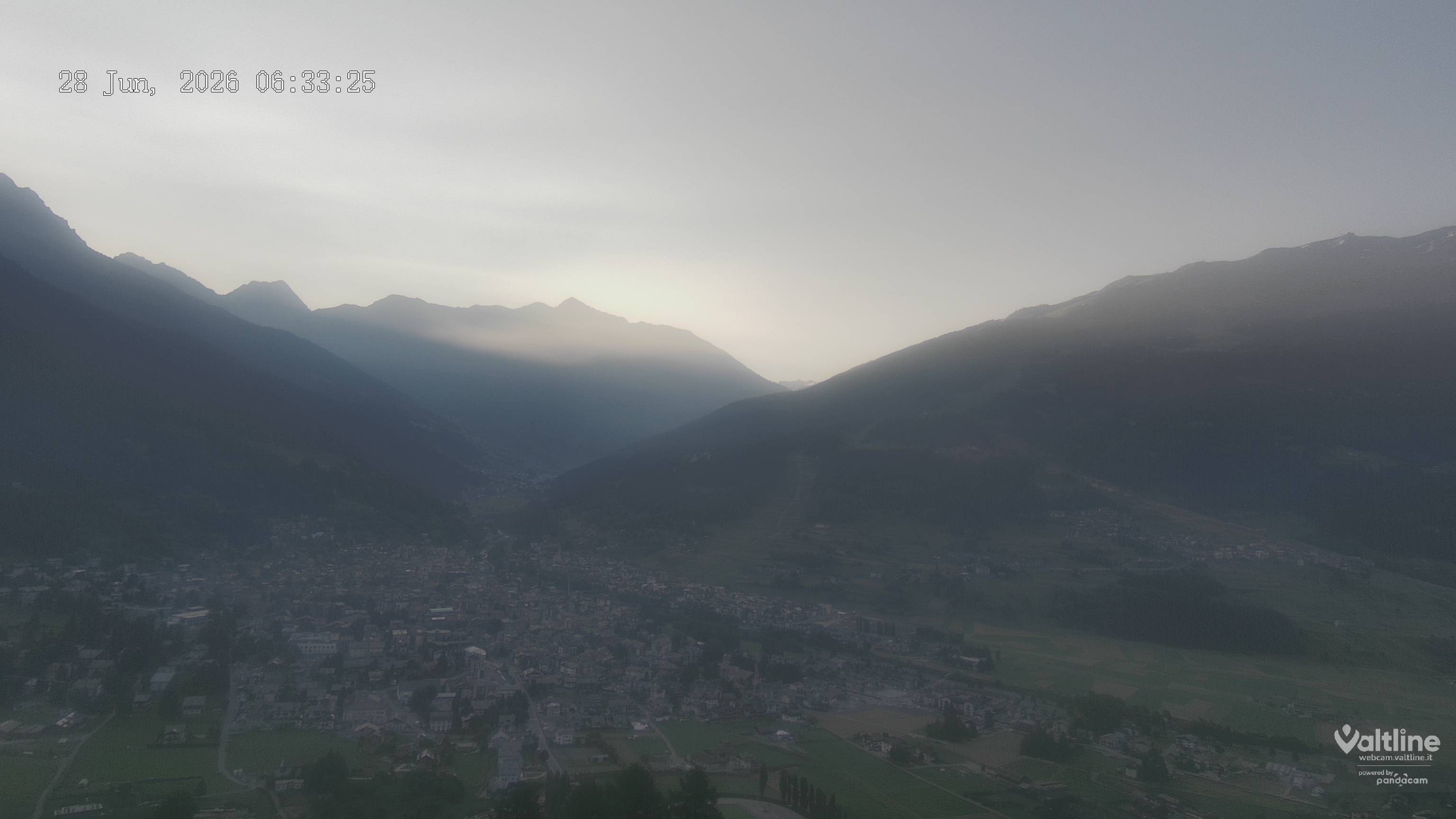 Archiv Foto Webcam Panoramablick Bormio, Lombardei