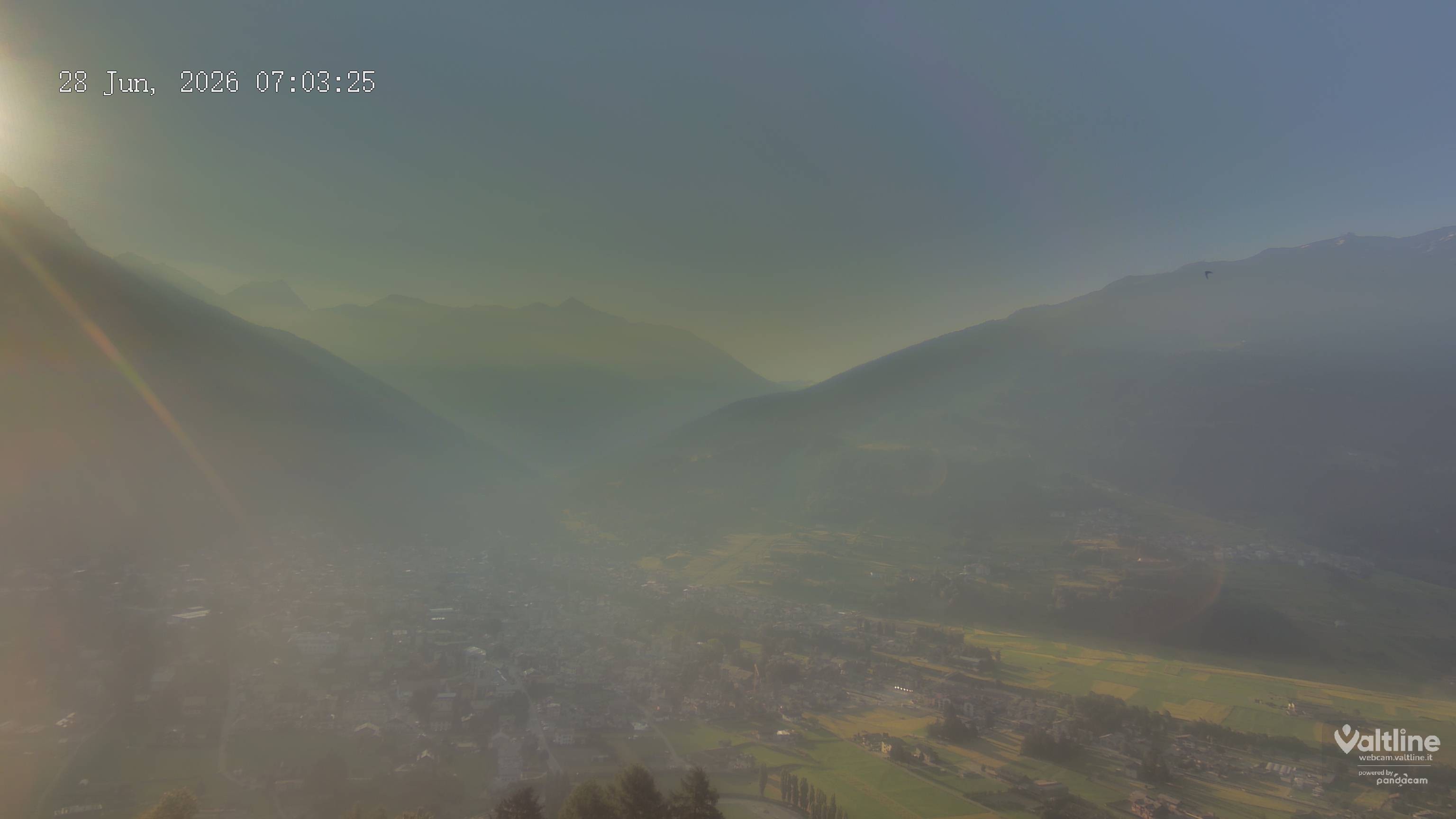 Archiv Foto Webcam Panoramablick Bormio, Lombardei