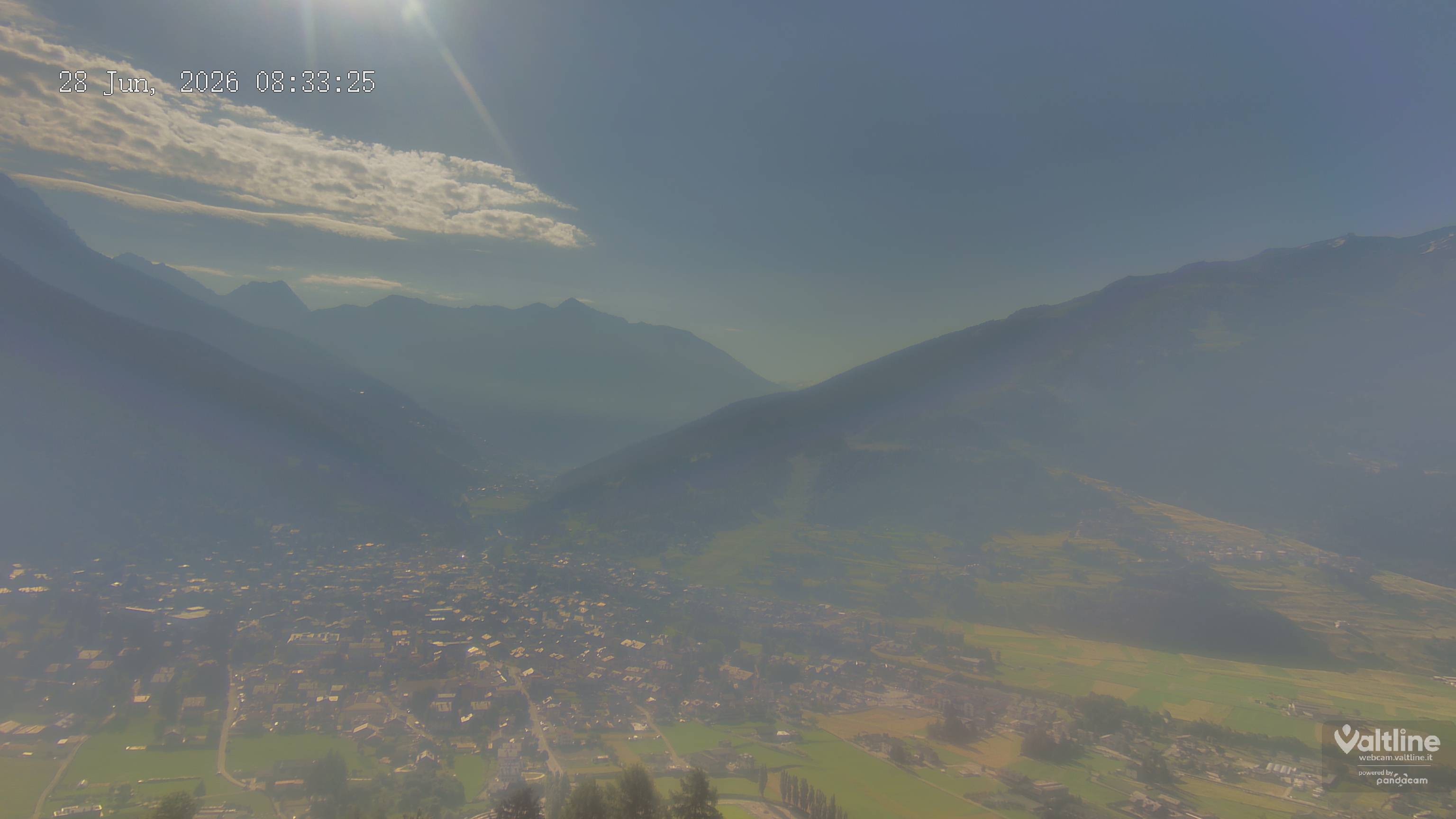 Archiv Foto Webcam Panoramablick Bormio, Lombardei