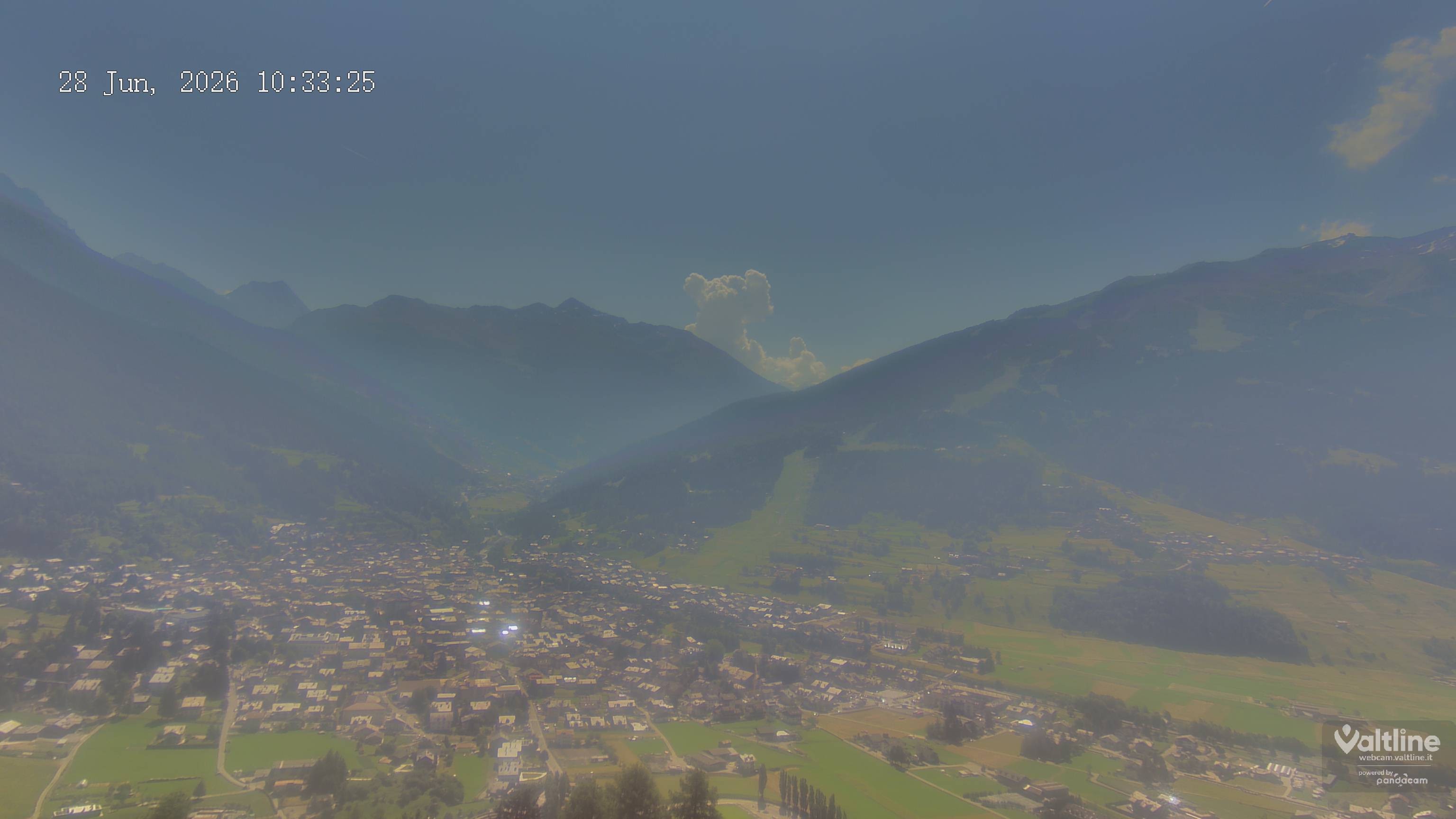 Archiv Foto Webcam Panoramablick Bormio, Lombardei