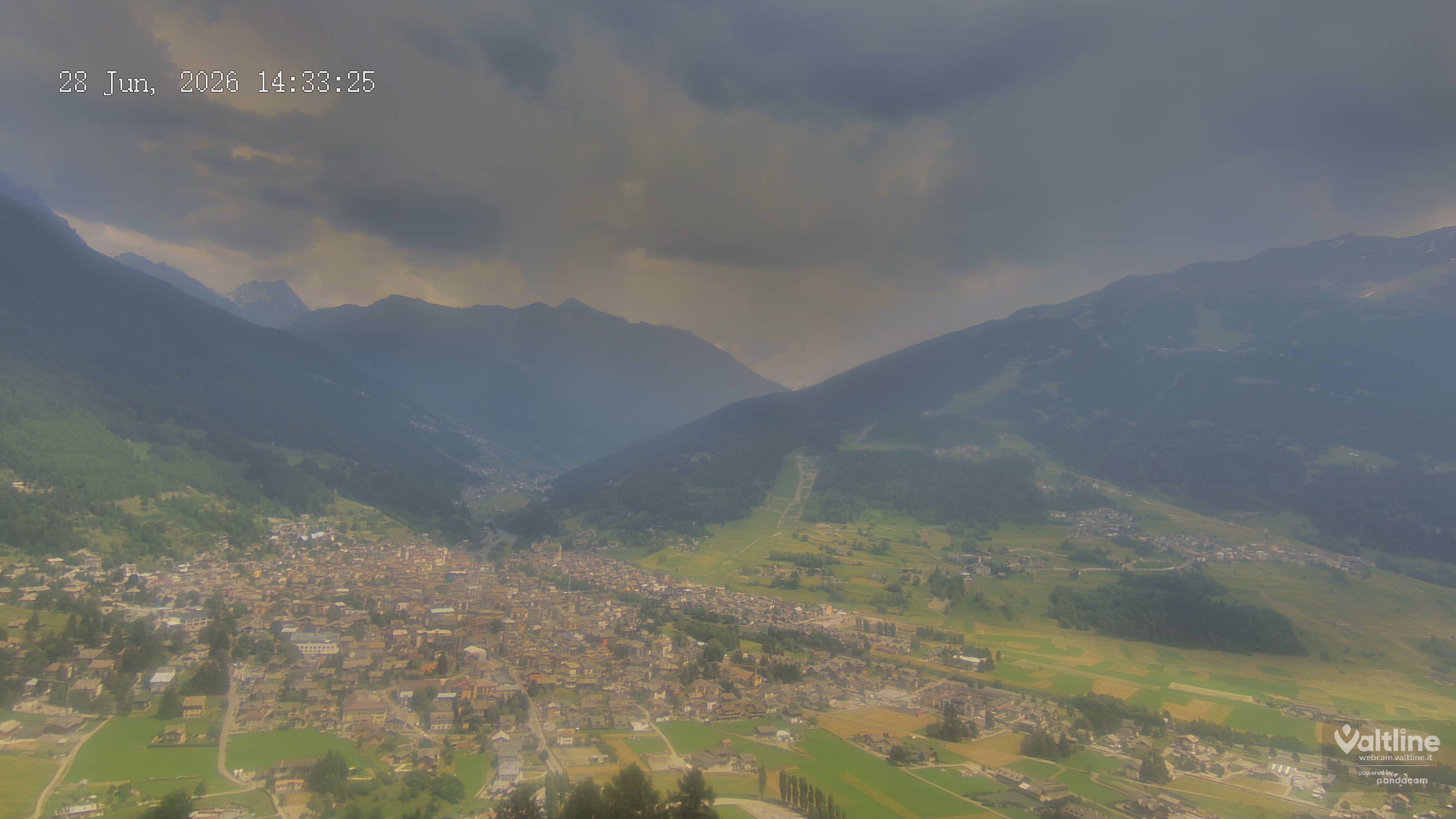 Archiv Foto Webcam Panoramablick Bormio, Lombardei